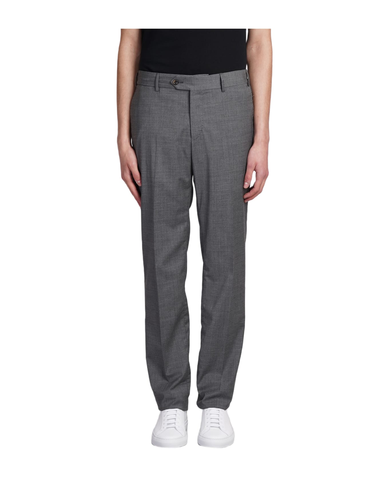 PT01 Pants In Grey Polyester - grey