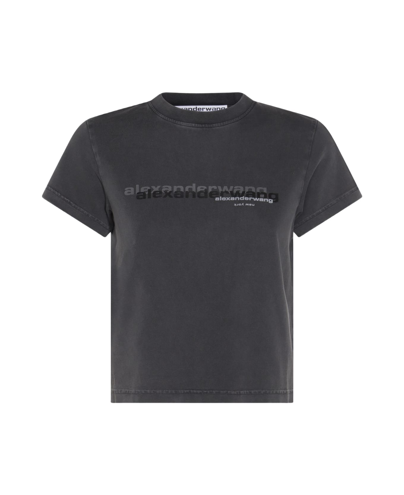 Alexander Wang Black Cotton T-shirt