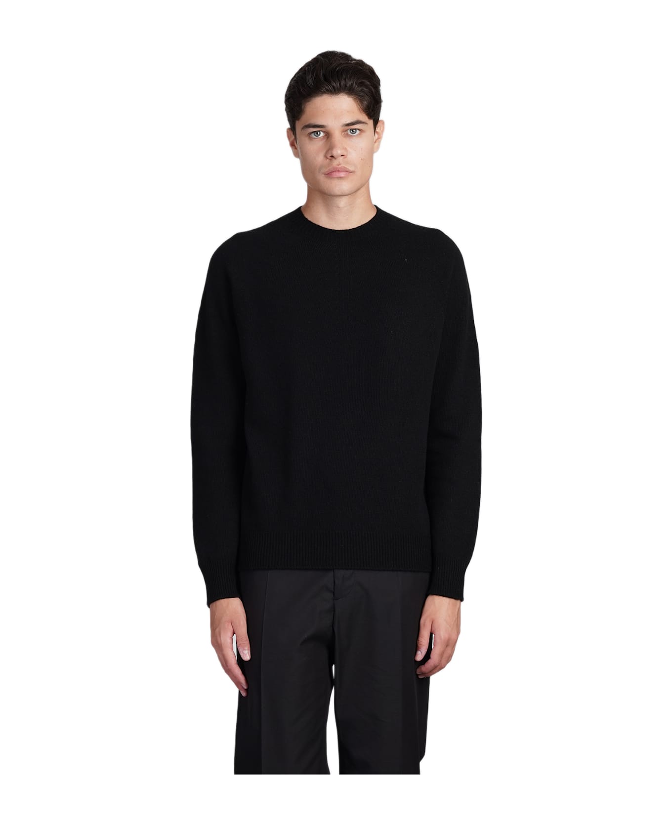 Jil Sander Knitwear In Black Cashmere And Wool - black ニットウェア