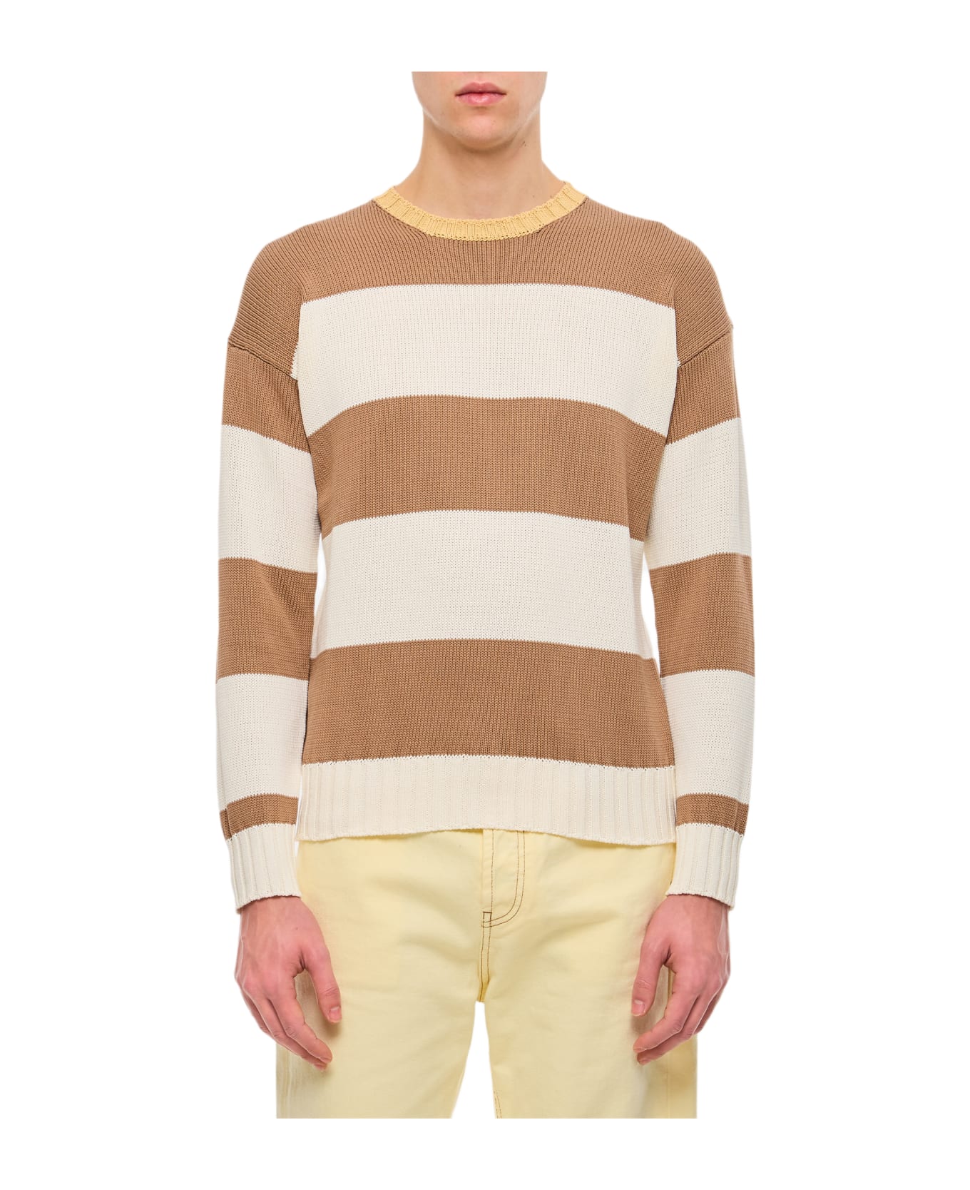 Drumohr Stripe Crewneck Sweater - MultiColour