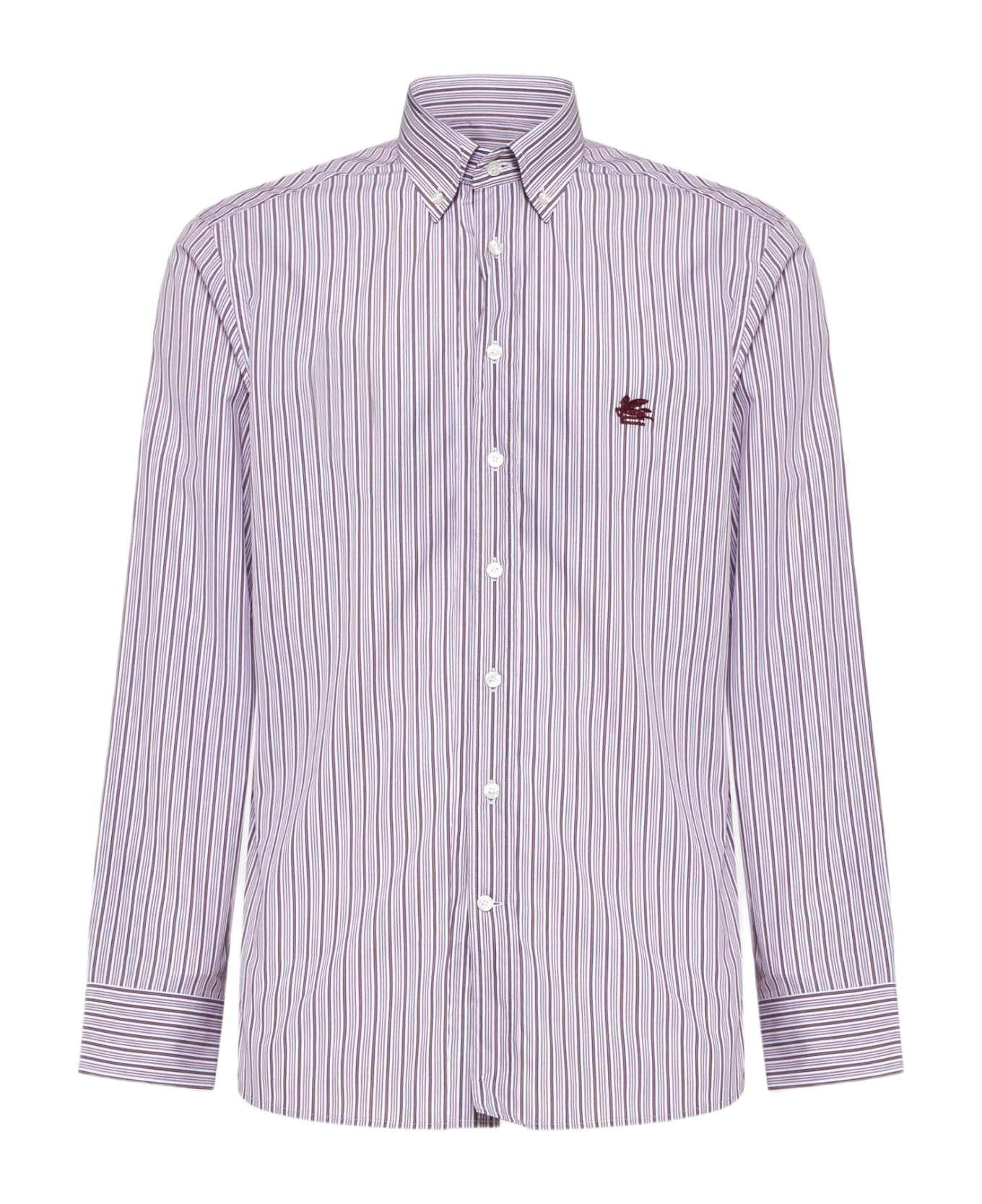Etro Roma Striped Cotton Shirt - Rigato
