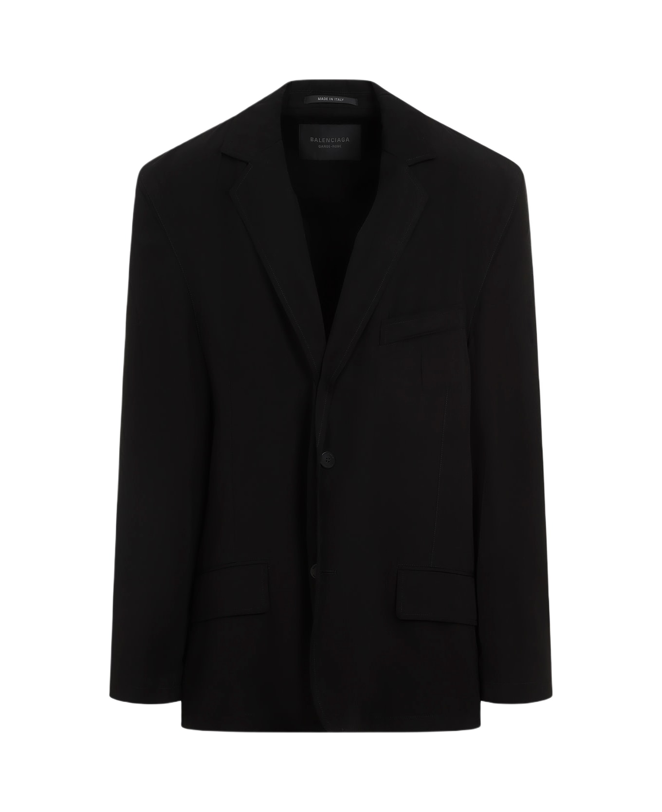Balenciaga Fluid Tailored Jacket - Black