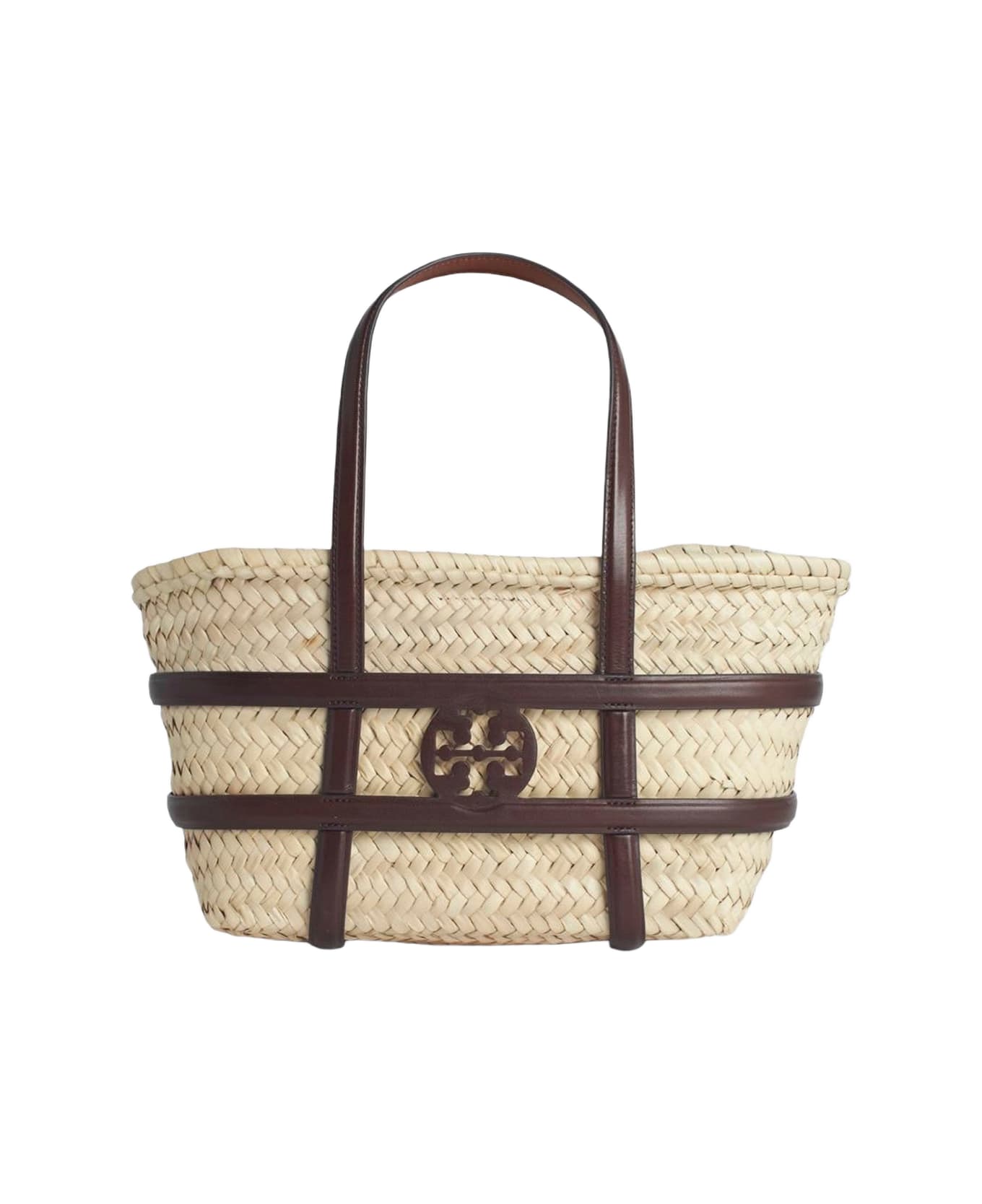 Tory Burch Ella Straw Shopping Bag - Brown