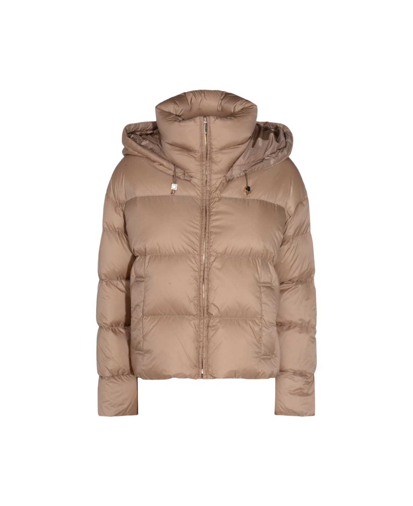 Max Mara The Cube Beige Trebi Down Jacket - Camel