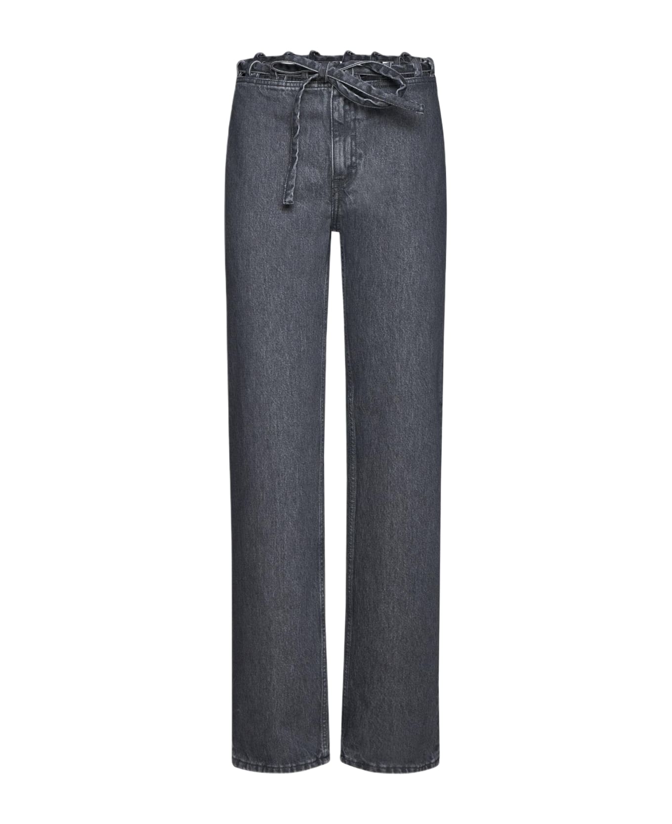 Filippa K Lace Waist Jeans - Mid Grey W デニム