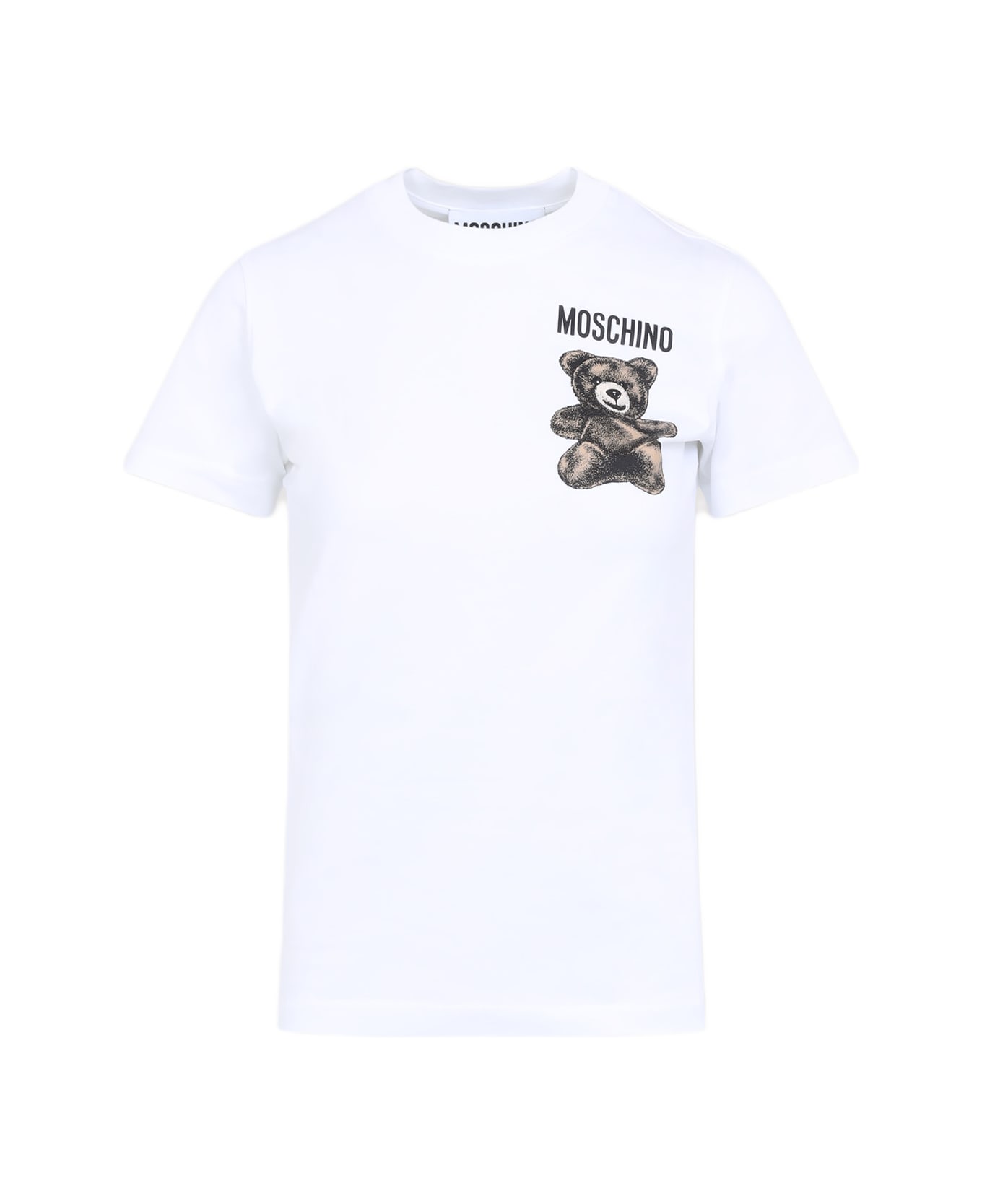 Moschino Cotton T-shirt - Fantasia Bianco