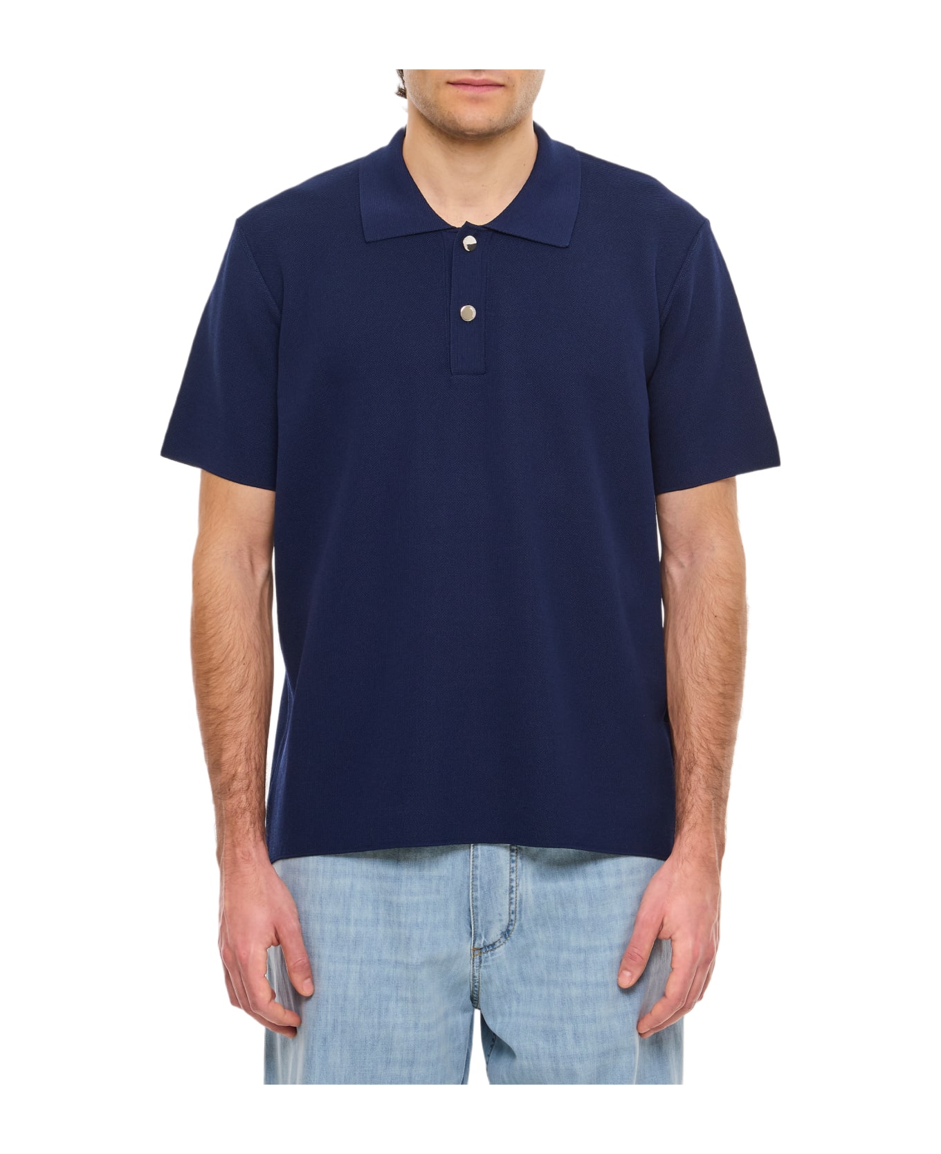Jacquemus Maille Polo Shirt - Blue
