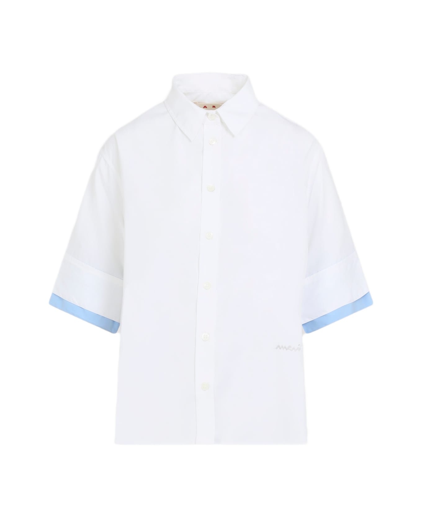 Marni Cotton Shirt - Lily White