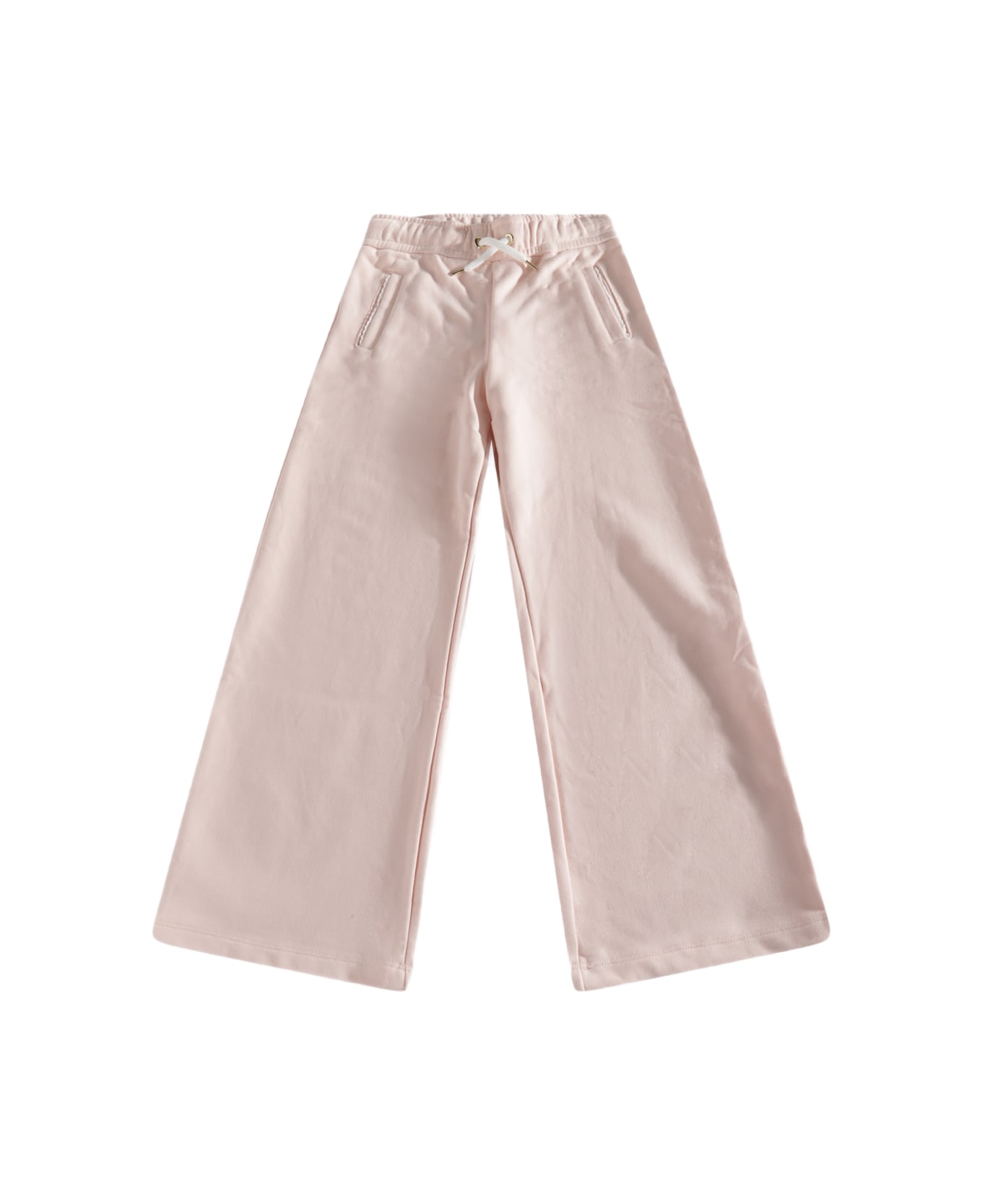 Chloé Pink Cotton Pants - ROSA PETALO
