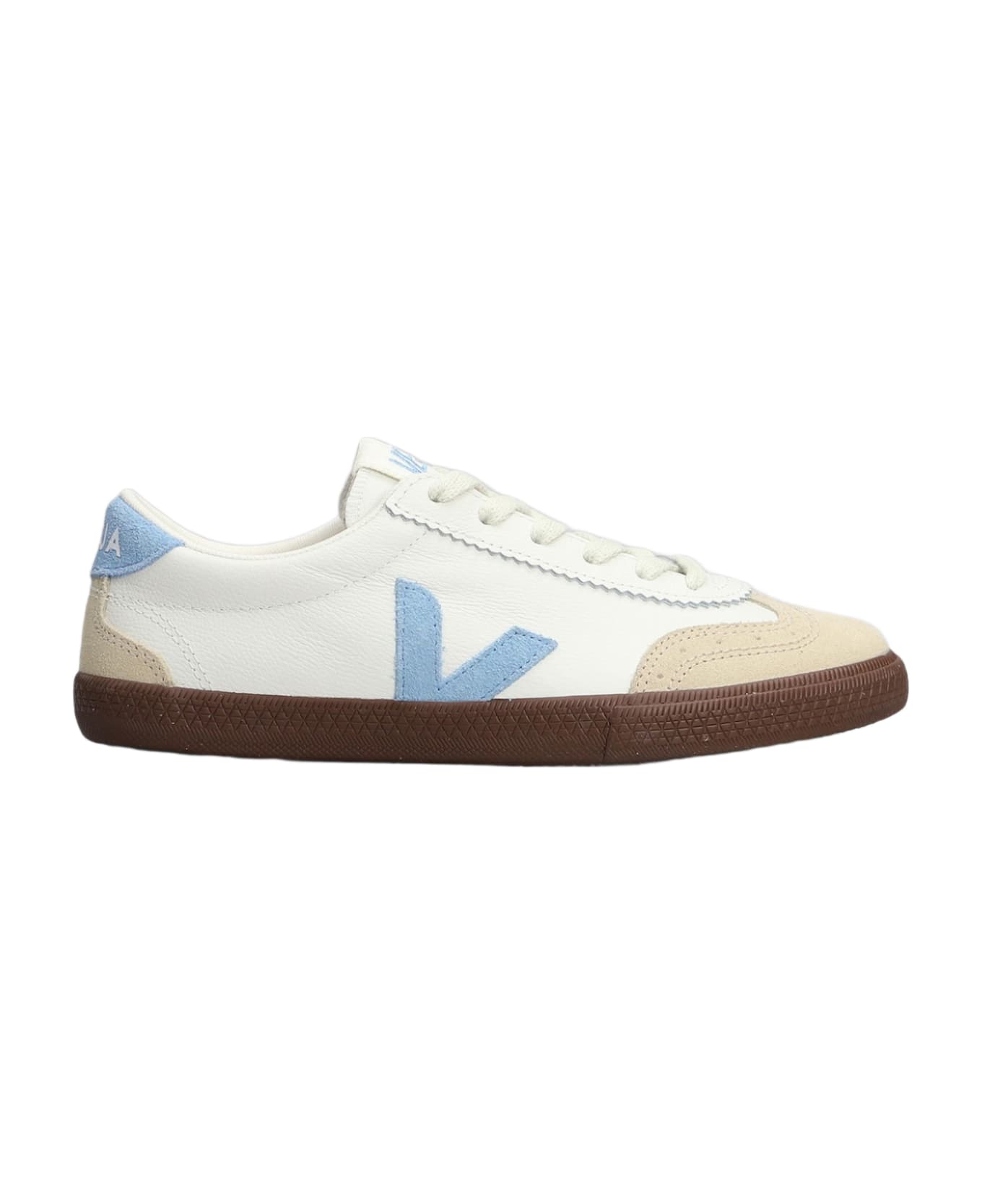 Veja Volley O.t Sneakers In White Leather - white