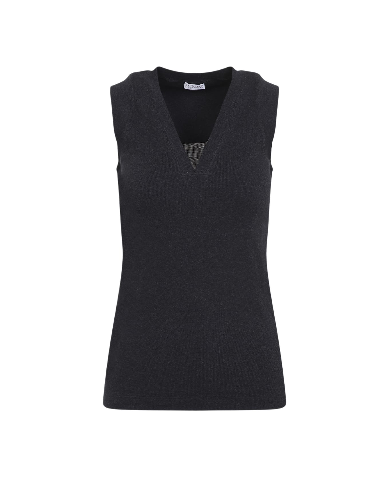 Brunello Cucinelli Monile Tank Top - Antracite