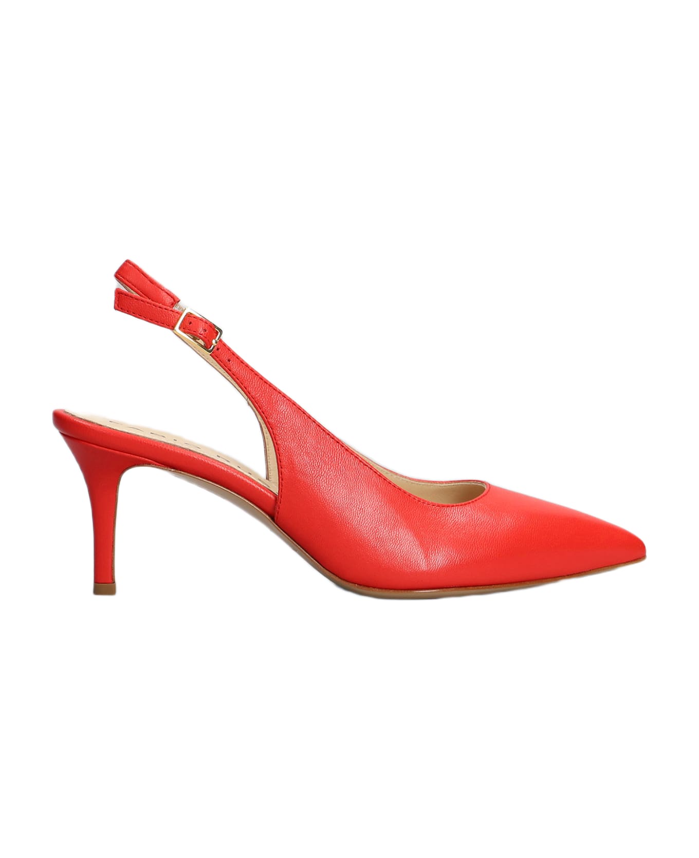 Fabio Rusconi Pumps In Red Leather - red