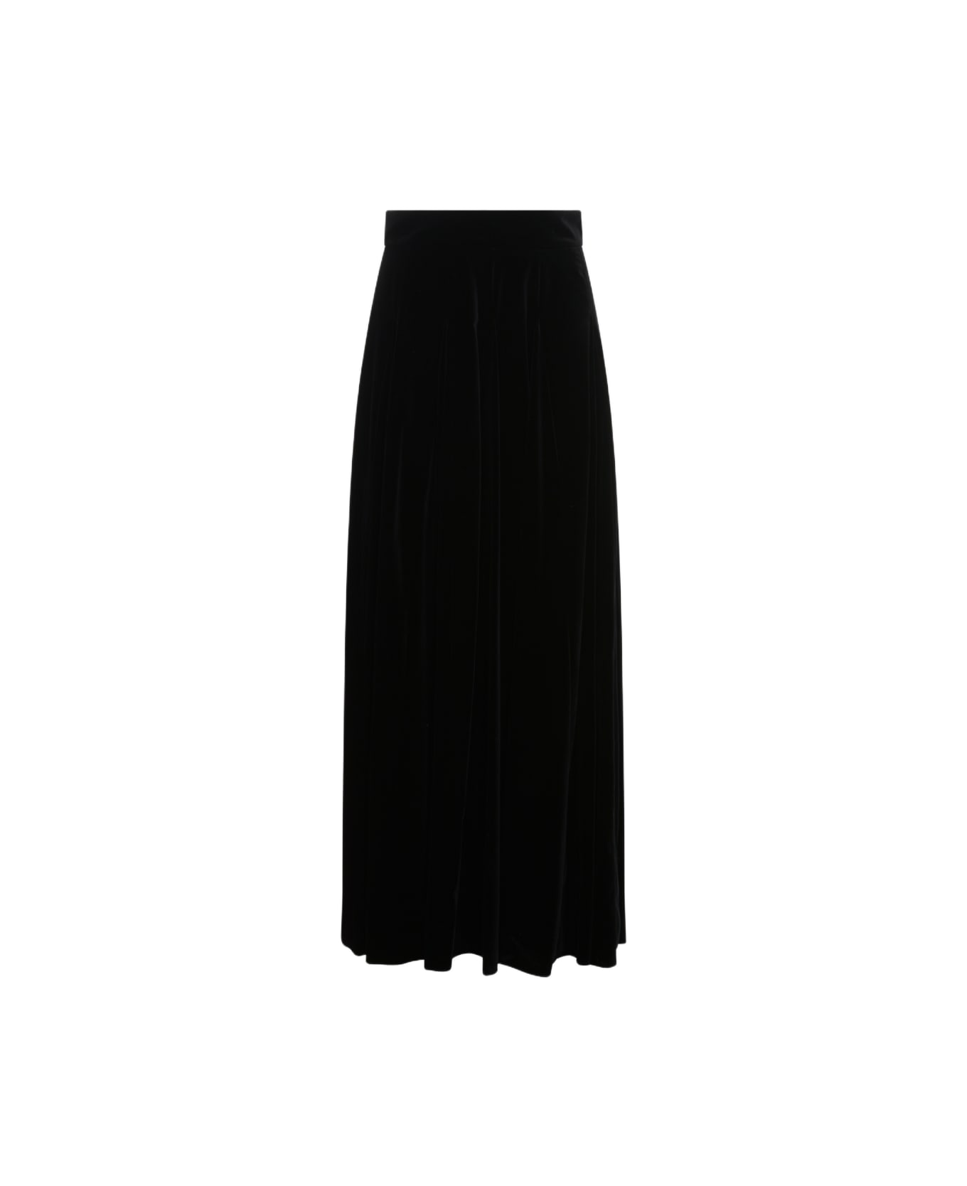 Max Mara Black Cotton Bartolo1234 Skirt - Black