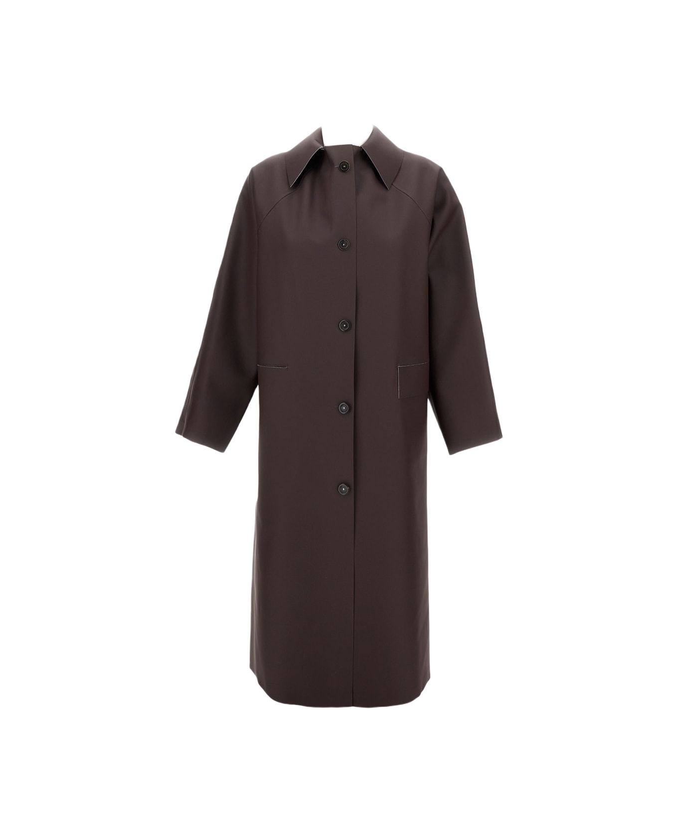 KASSL Editions Waterproof Trench Coat - Brown