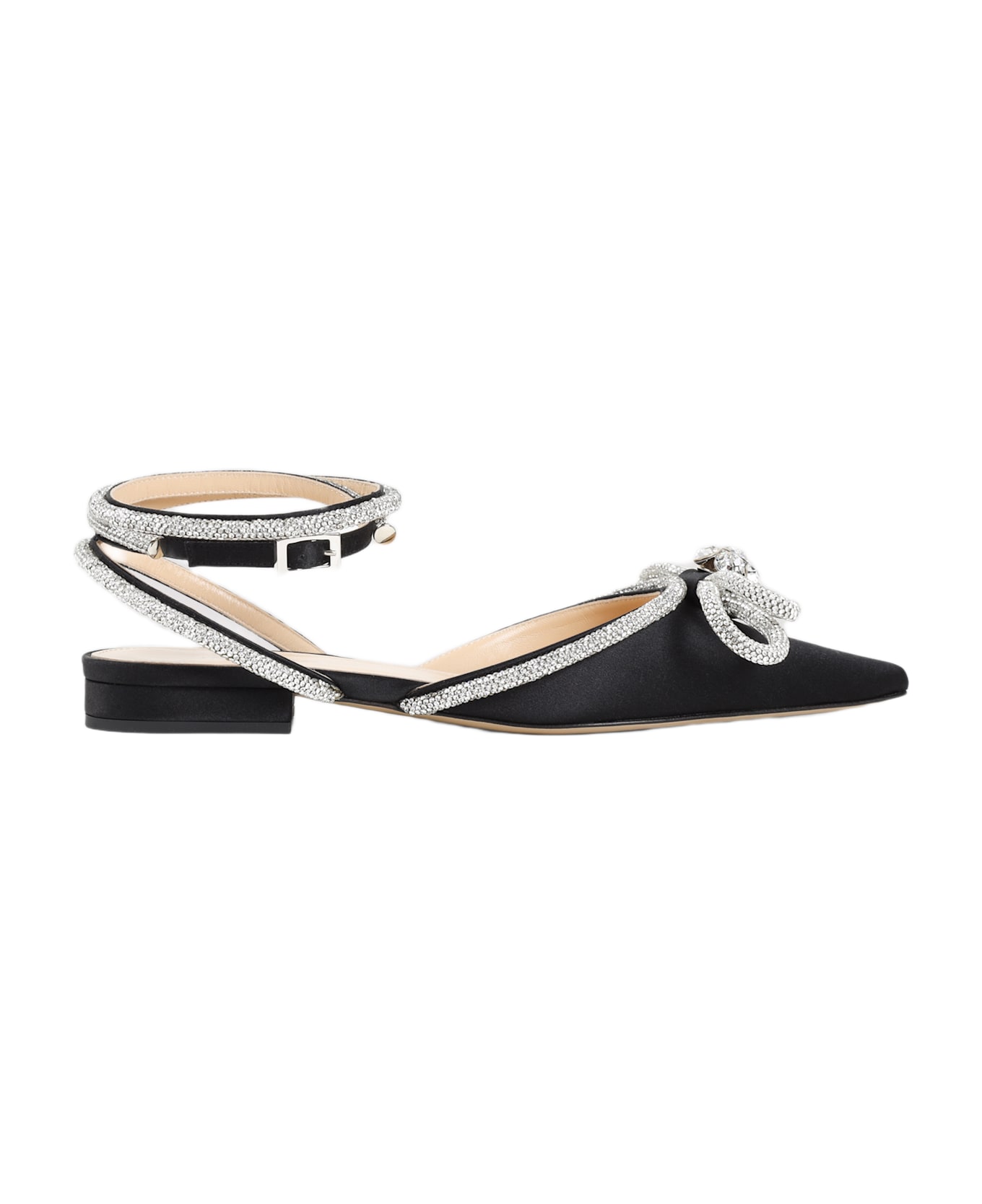 Mach 
Mach Double Bow Ballerinas - Black