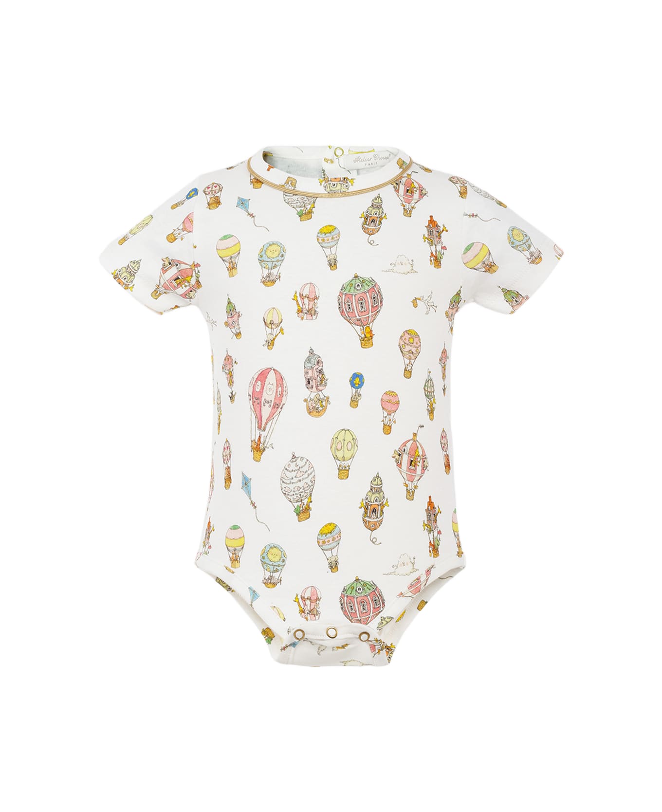 Atelier Choux Body Onesie Hot Air Balloons - Red