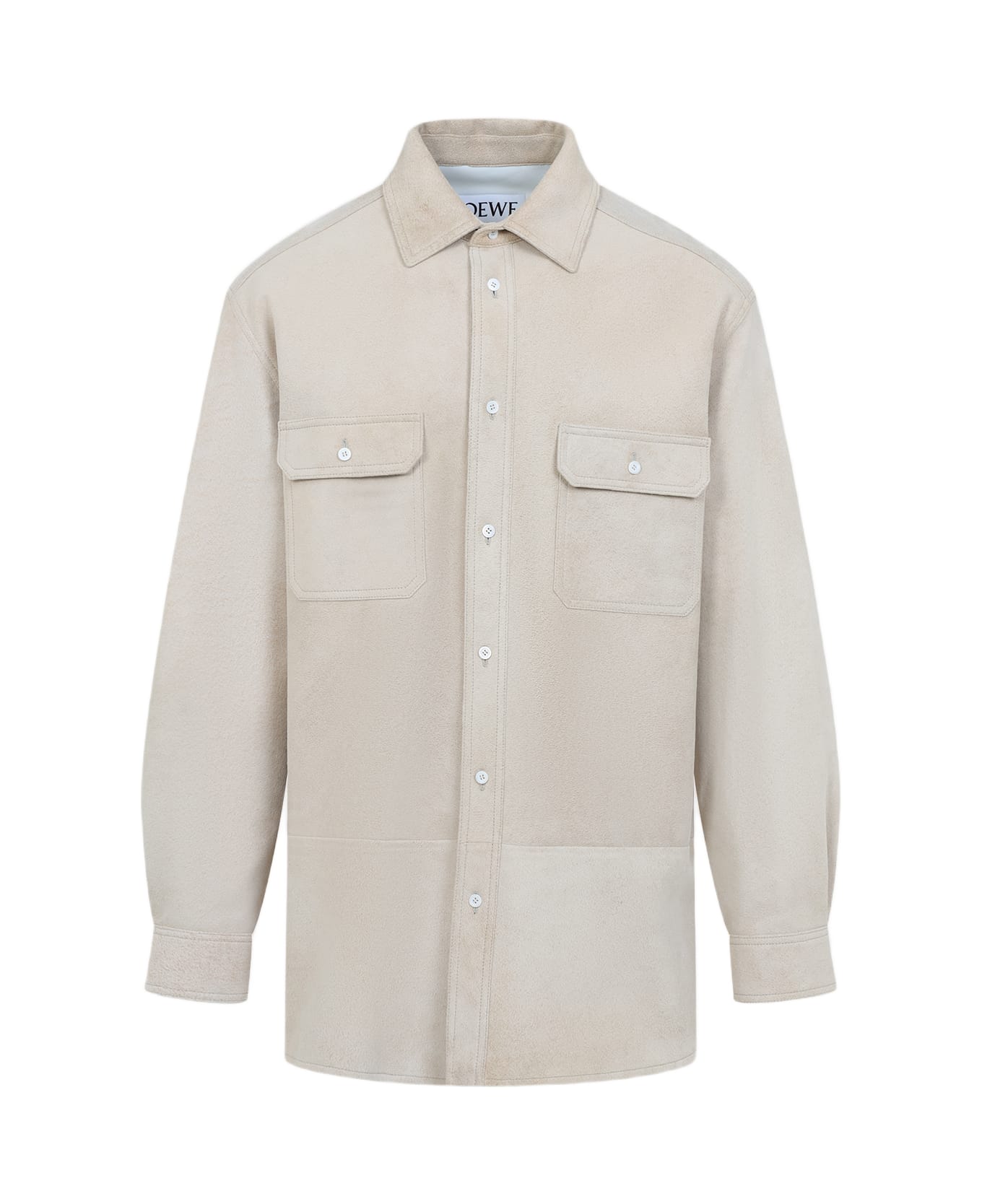Loewe Lamb Leather Shirt - White