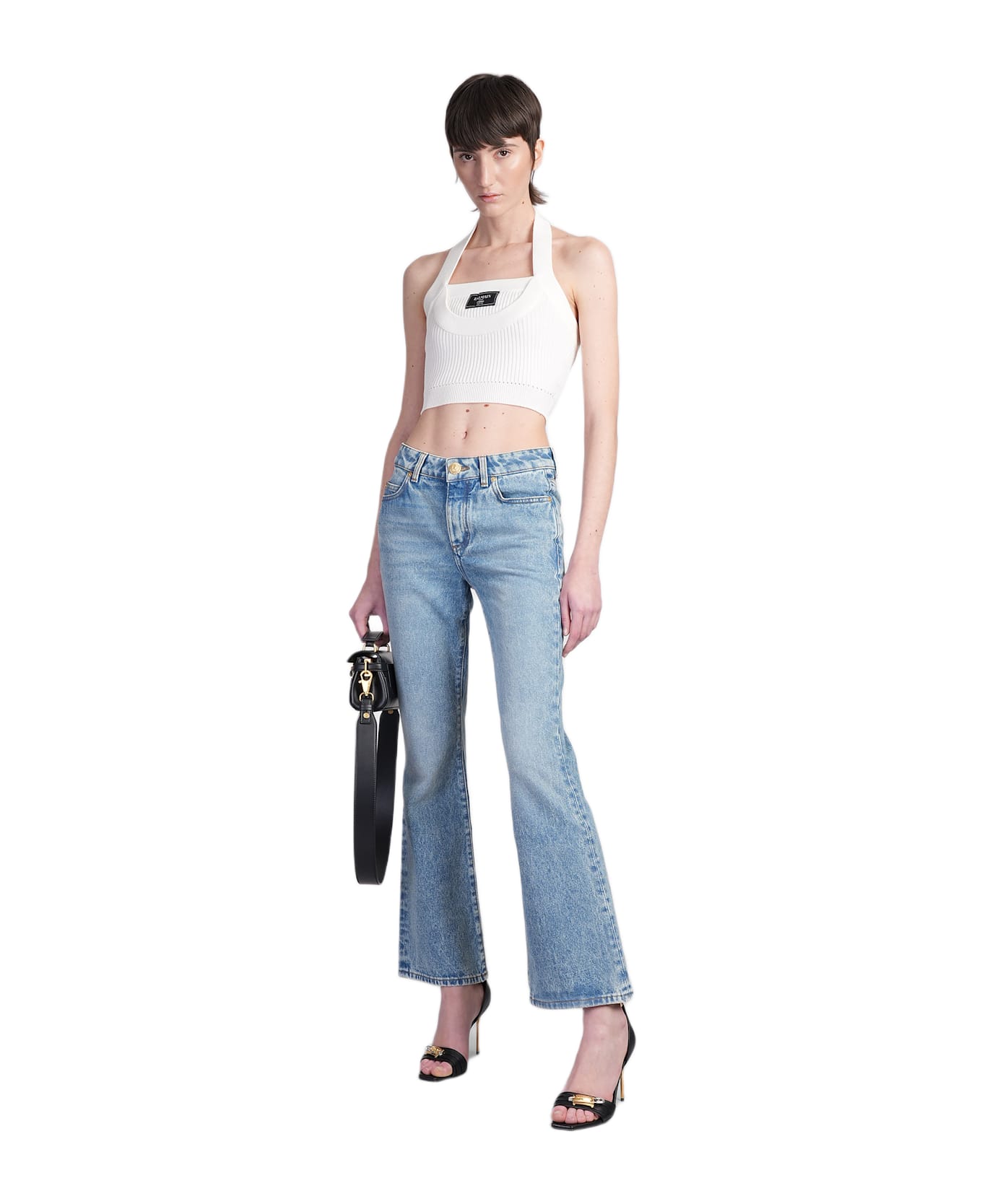 Balmain Jeans In Blue Cotton - blue