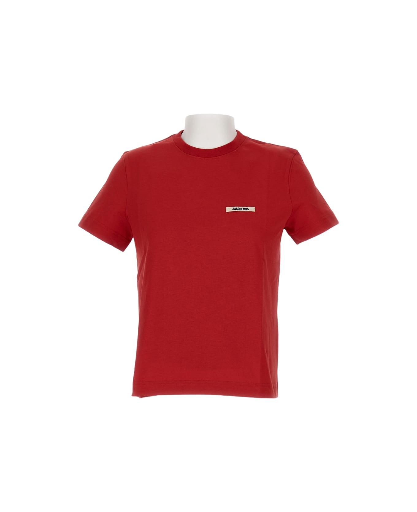 Jacquemus Le Tshirt Gros Grain Mc - Red