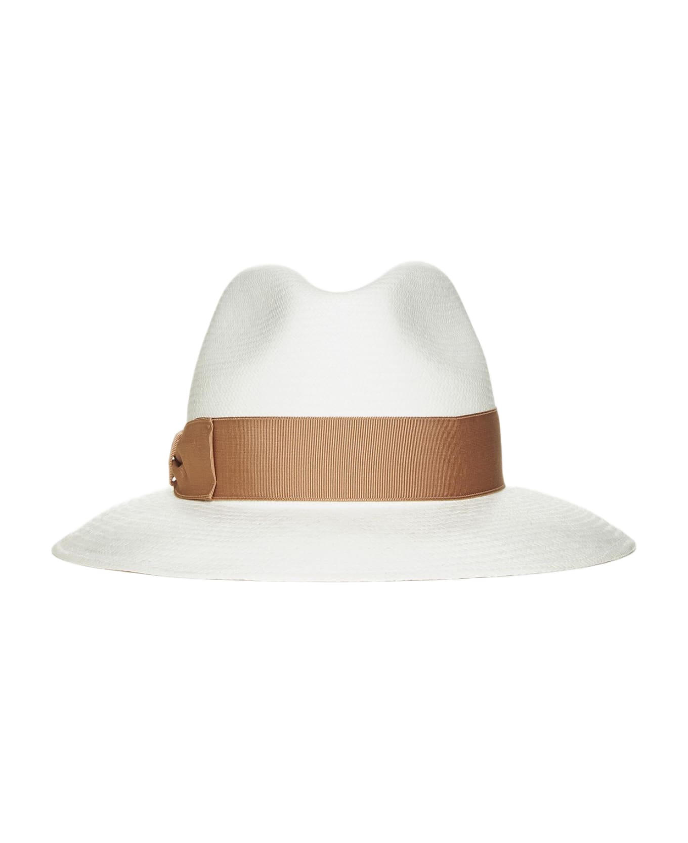Borsalino Fine Large Brim Panama Hat - Coffee 帽子