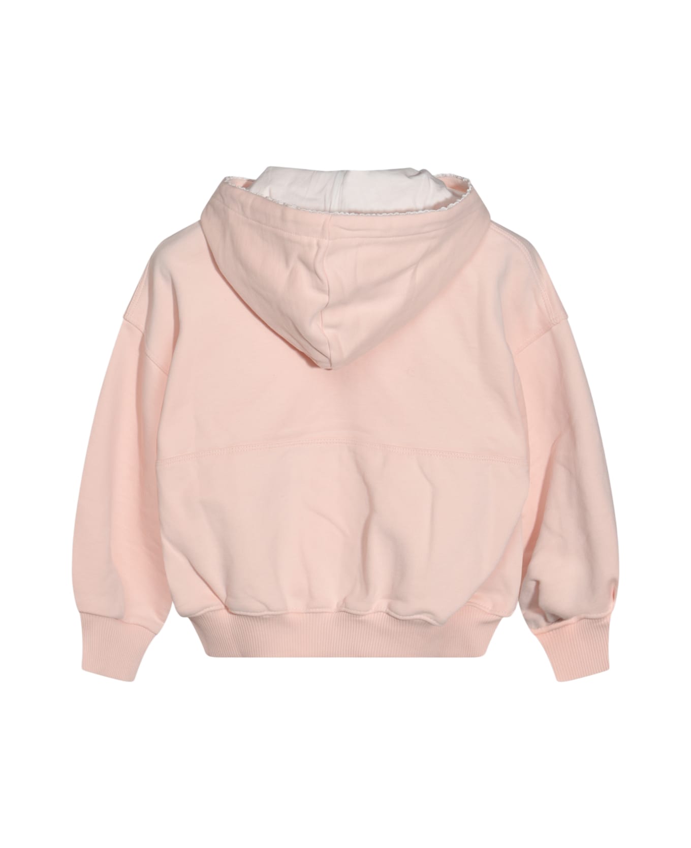 Chloé Pink Cotton Sweatshirt - ROSA PETALO