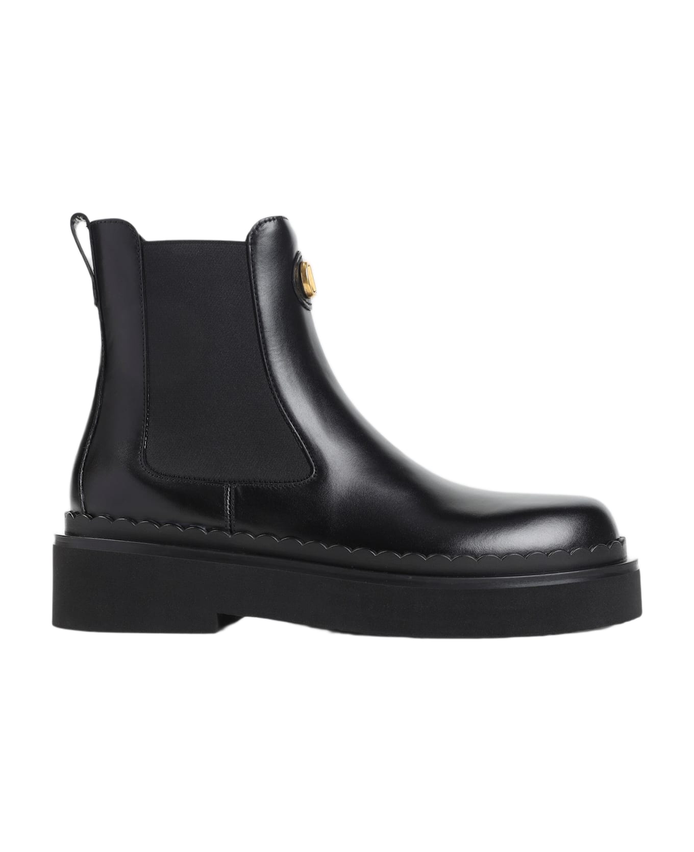 Valentino Garavani Beatle Vlogo Signature T 30 Boots - No Nero