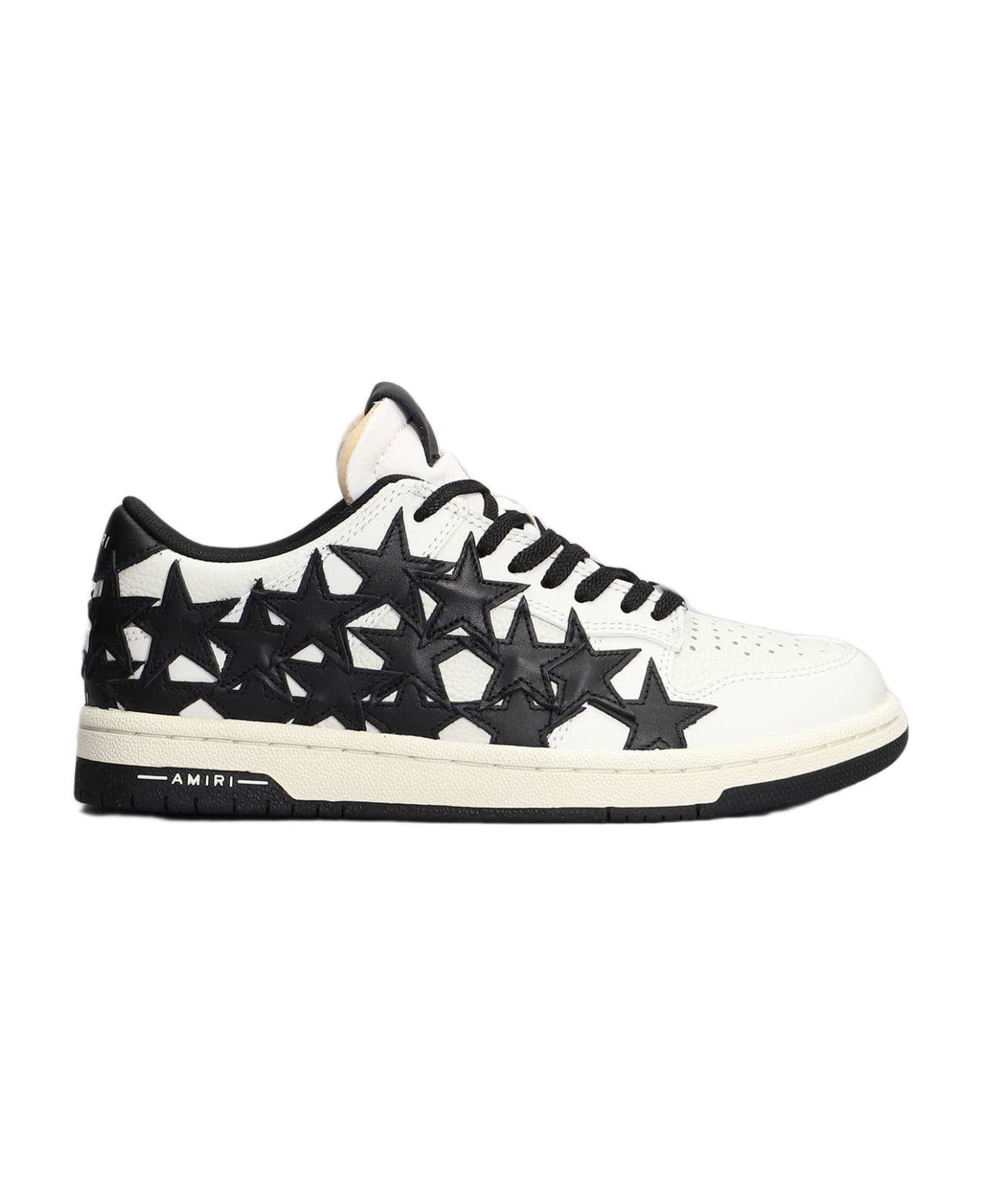AMIRI Stars Low Sneakers In White Leather - white