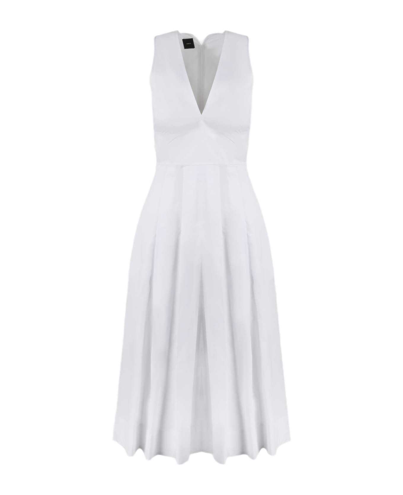Pinko Adorato Midi Dress - White