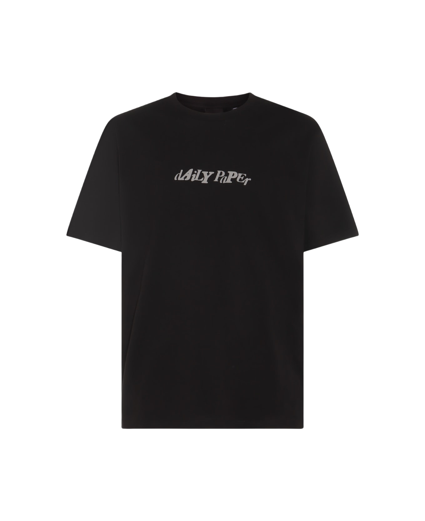 Daily Paper Black Cotton T-shirt - Black シャツ