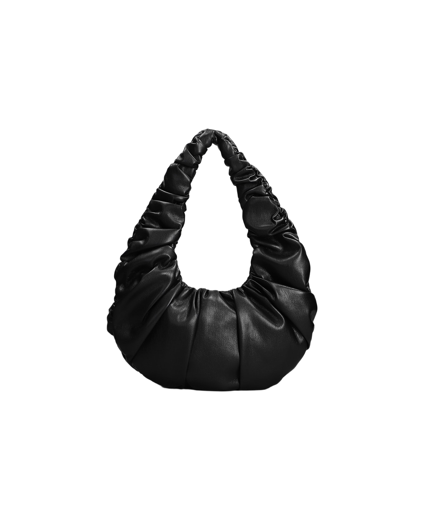 Nanushka Anja Hand Bag In Black Synthetic Leather - Black