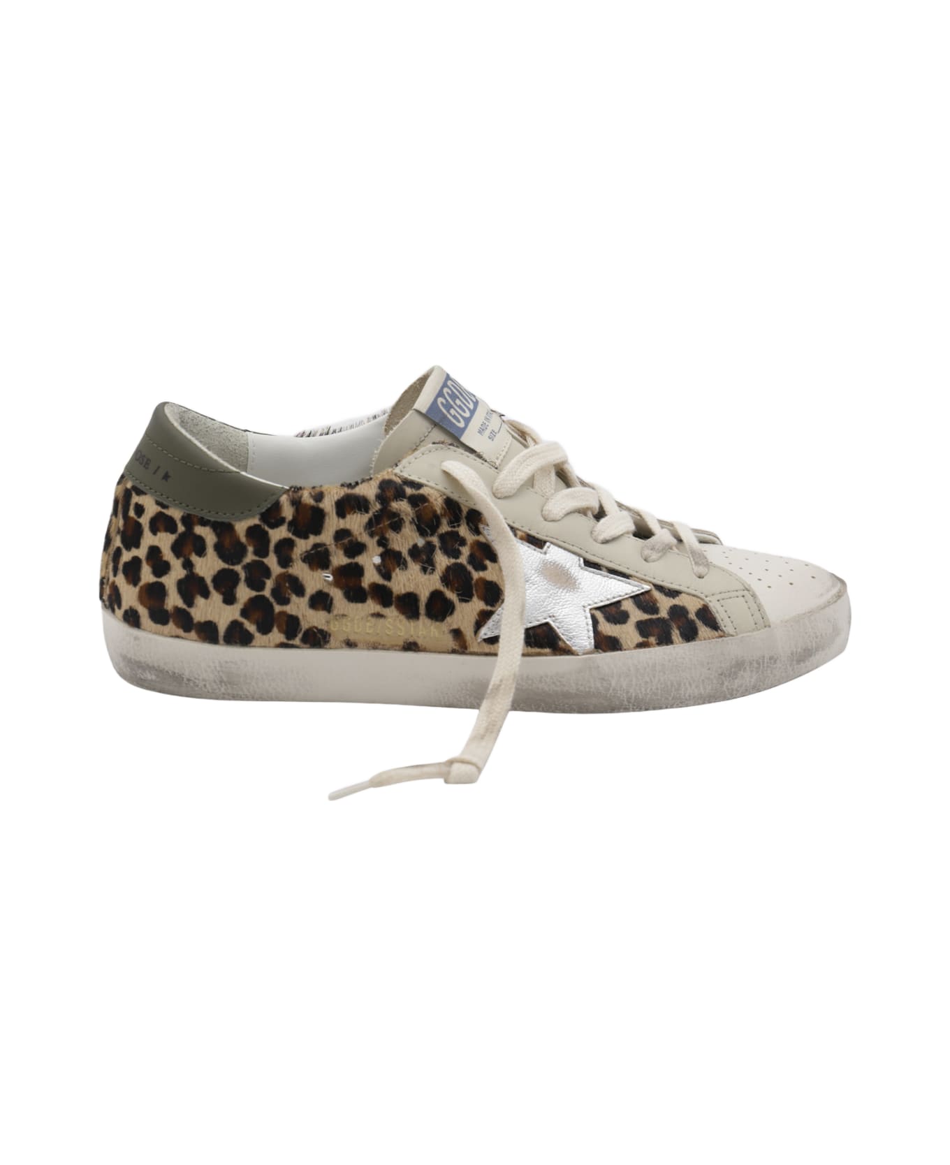 Golden Goose Brown And Silver Leather - BEIGE/BROWN/BLACK/SILVER/OLIVE