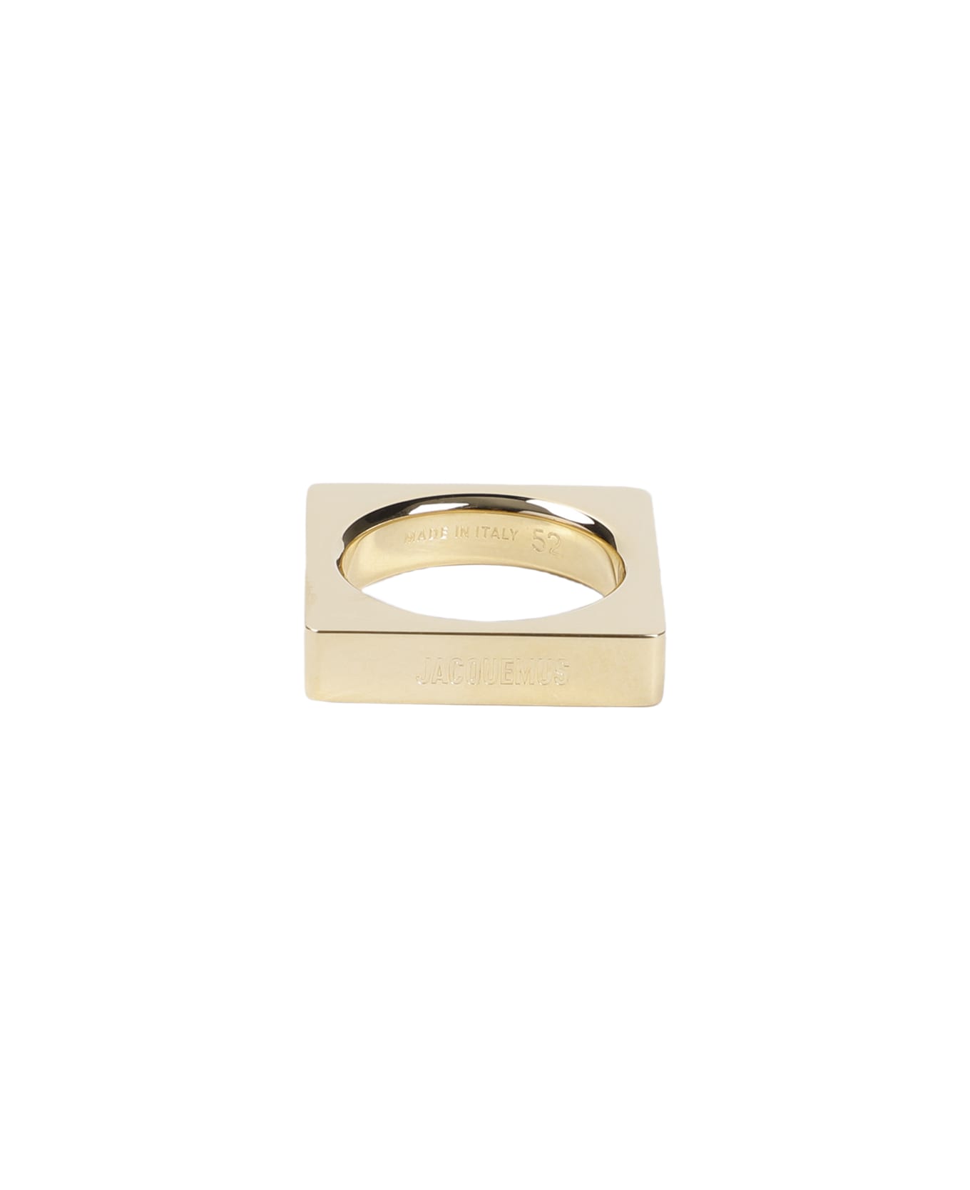 Jacquemus La Bague Carre Ring - Light Gold