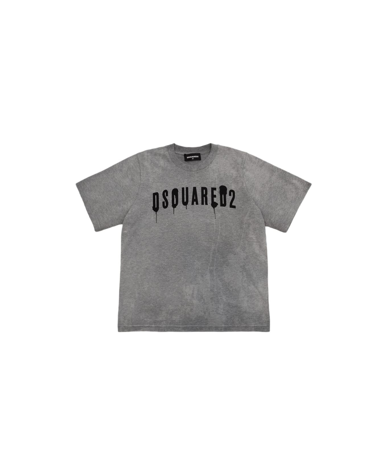 Dsquared2 T-shirt With Logo - Grigio