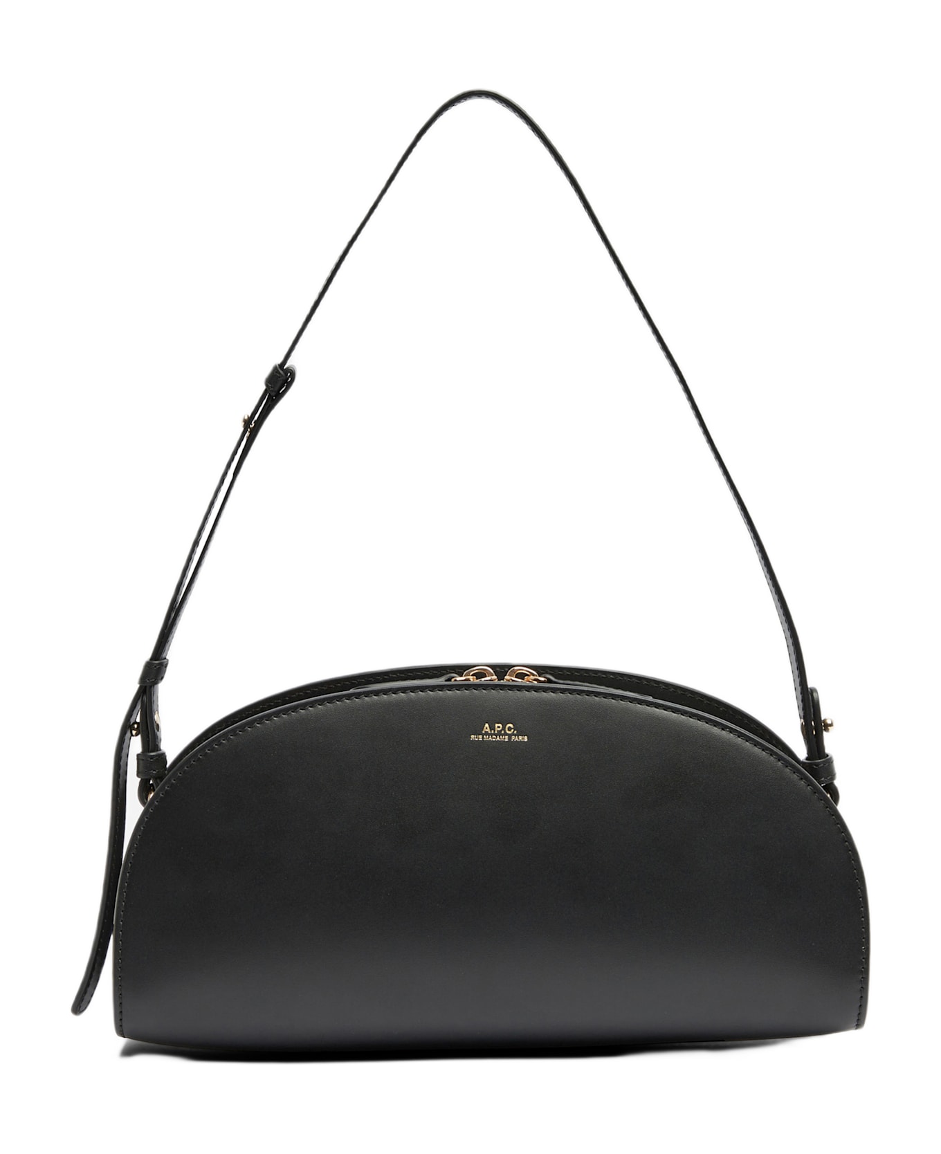 A.P.C. Sac Demi-lune Shoulder - Black