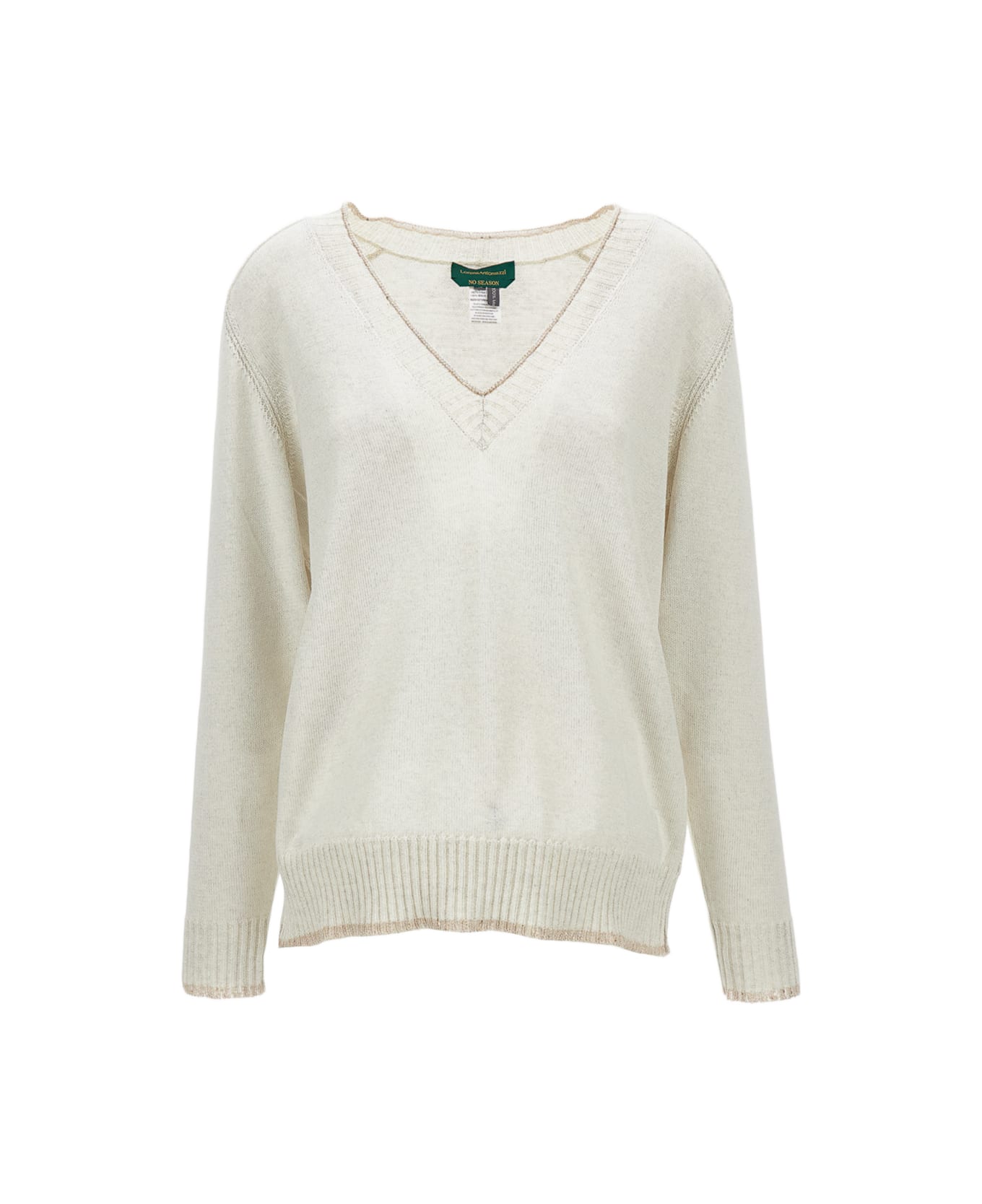 Lorena Antoniazzi Neckline Knitwear - White