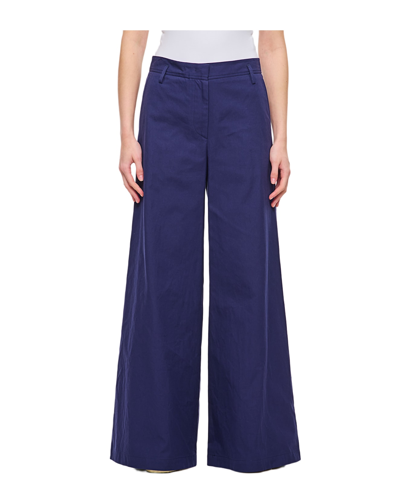 Alberto Biani Wide Pants - Blue