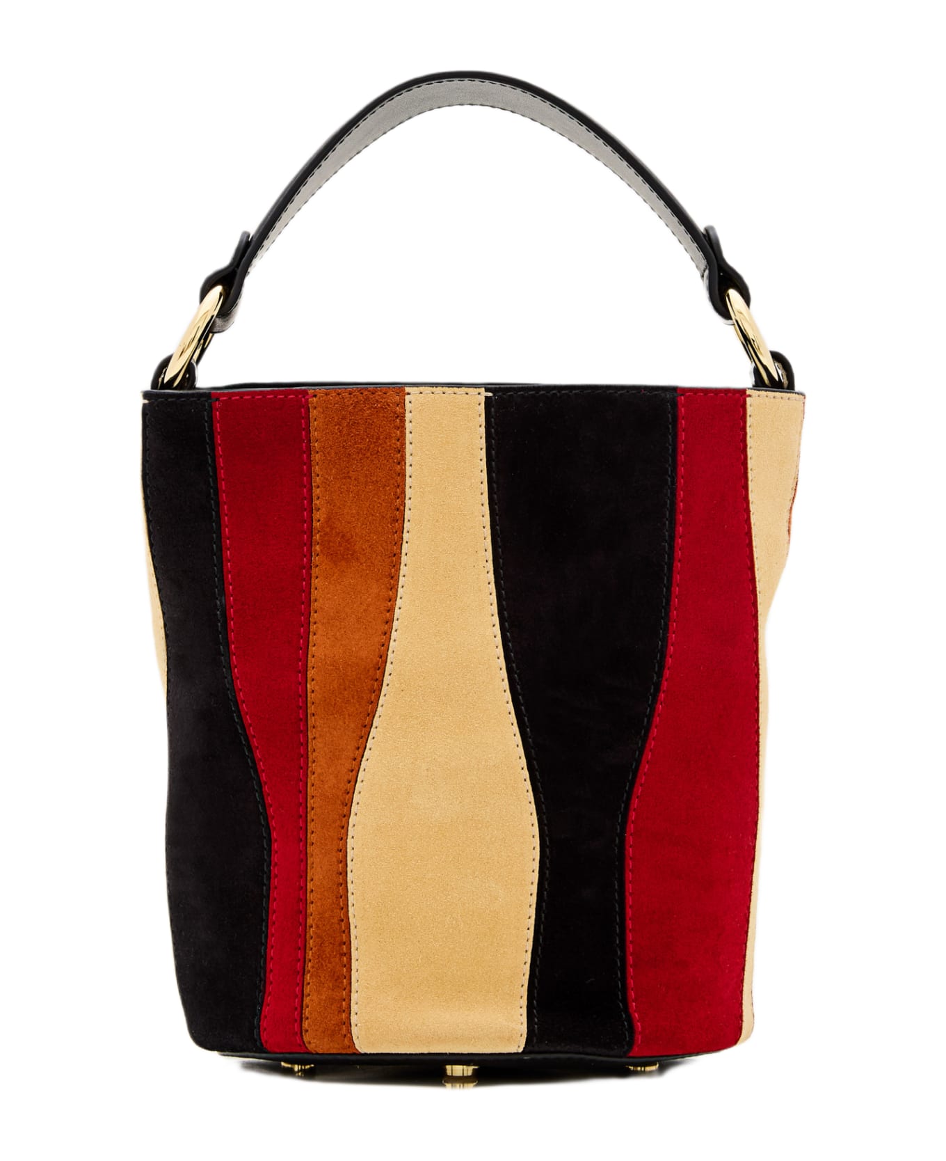 Colville Small Patch Cylinder Leather Bag - MultiColour トートバッグ