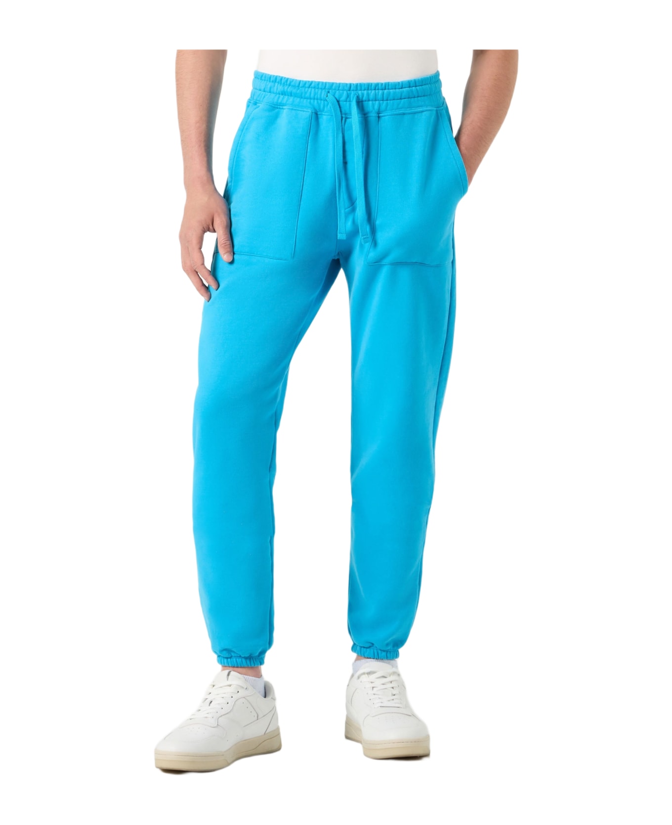 MC2 Saint Barth Turquoise Track Pants | Pantone Special Edition - BLUE