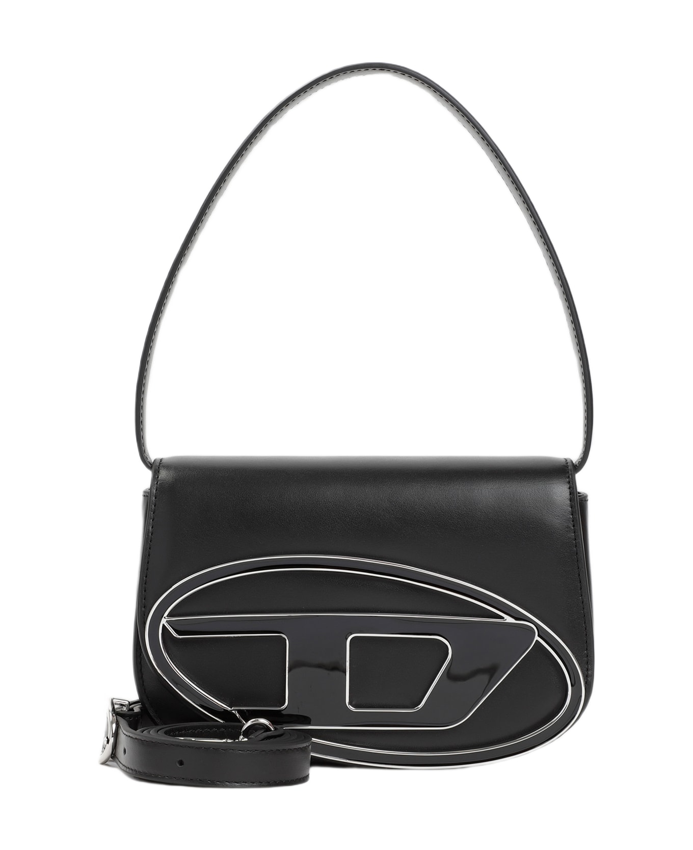 Diesel 1dr Leather Handbag - Black