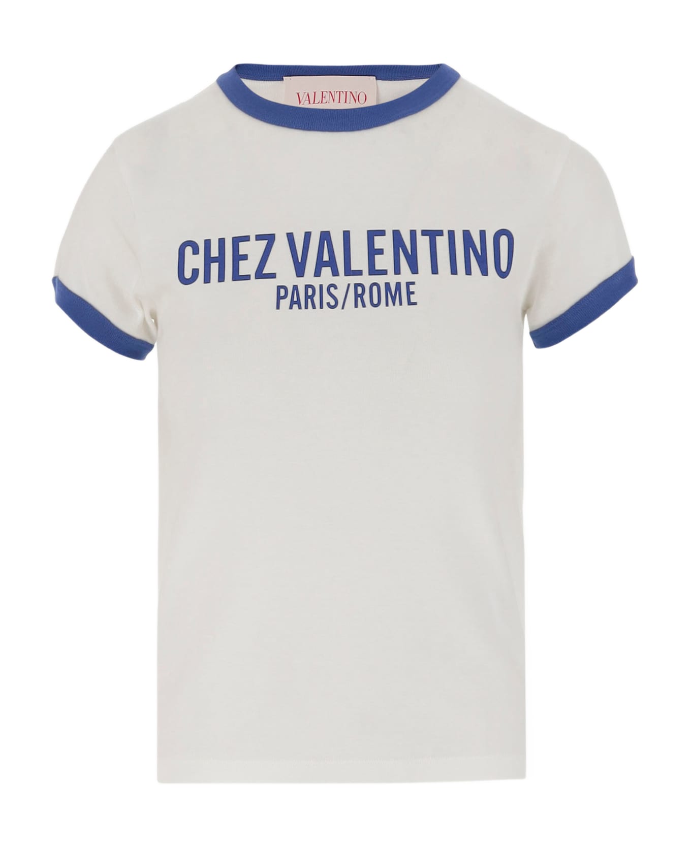 Tシャツ・カットソー VALENTINO FW25 COTTON JERSEY T-SHIRT (7B3MG24D970 BN4) Valentino Cotton Jersey T-shirt | italist