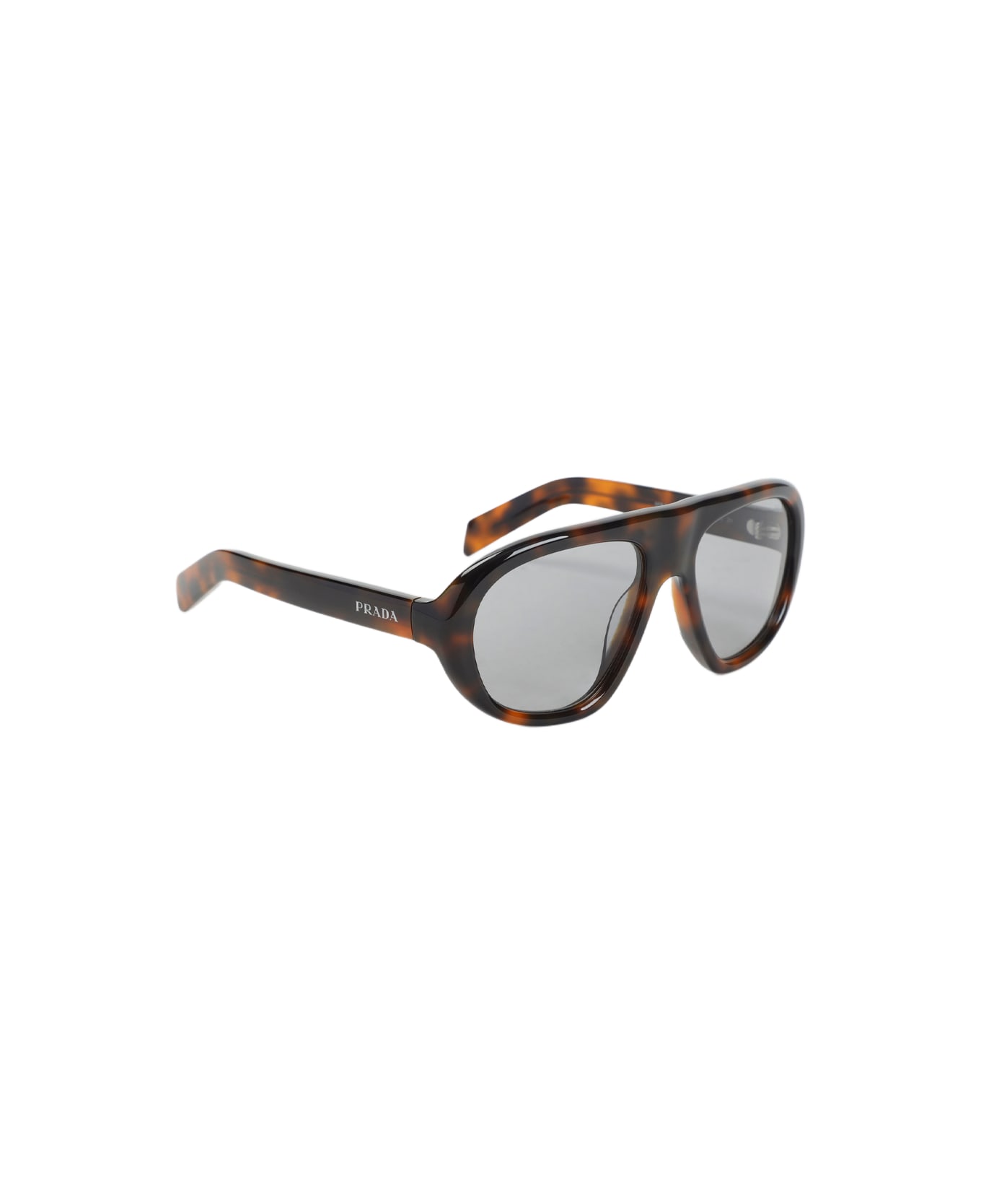Prada Eyewear Logo Sunglasses - Q Juniper Tortoise