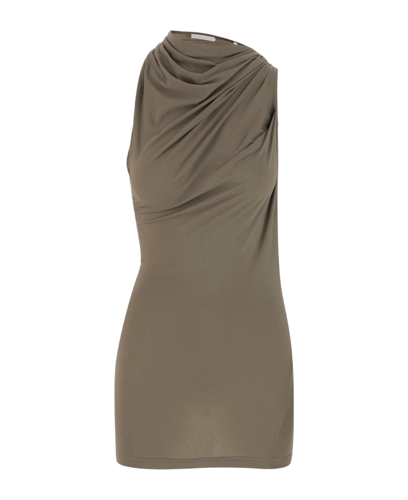 Helmut Lang Top In Jersey - X Olive