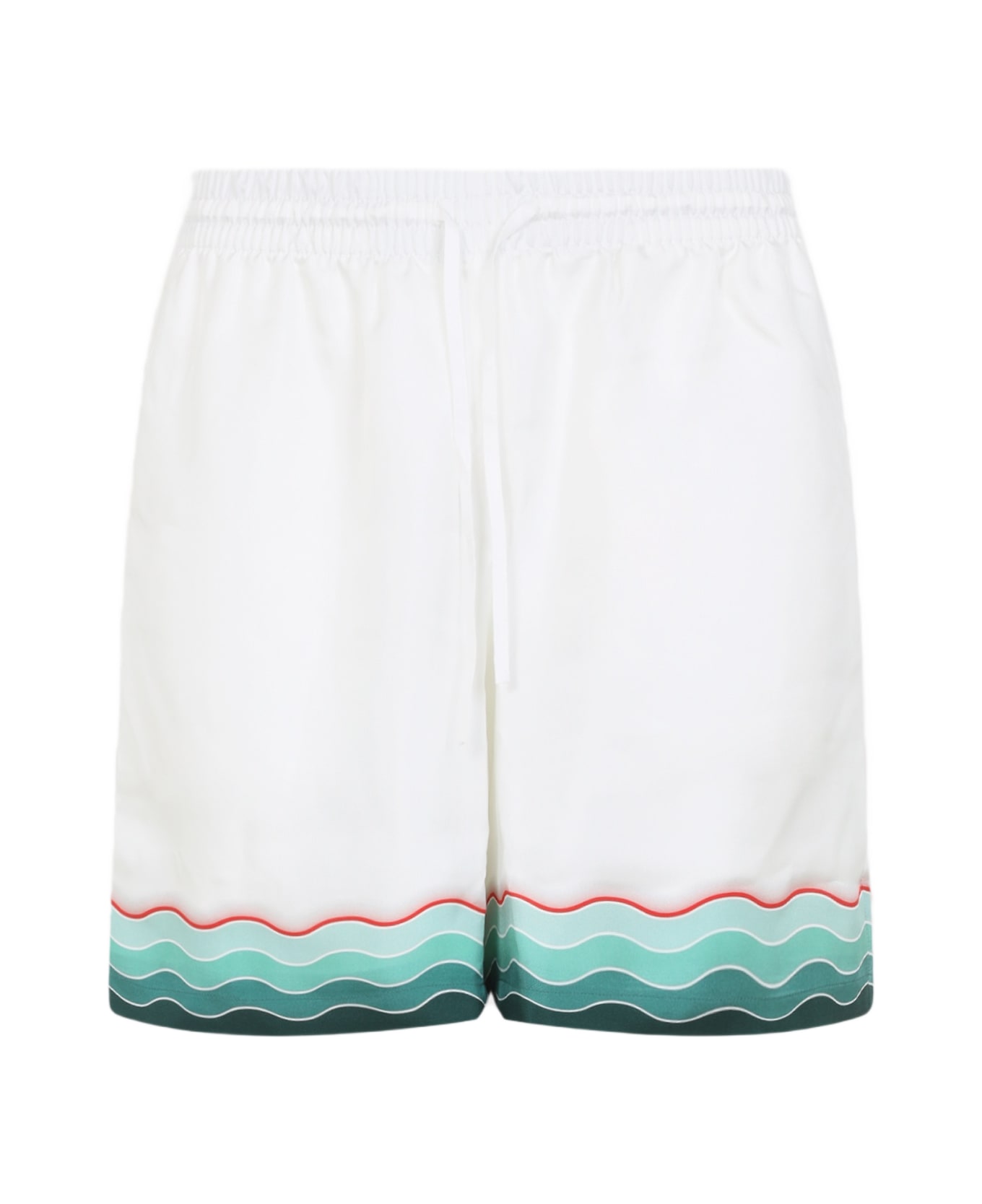 Casablanca Drawstring Shorts - Bianco