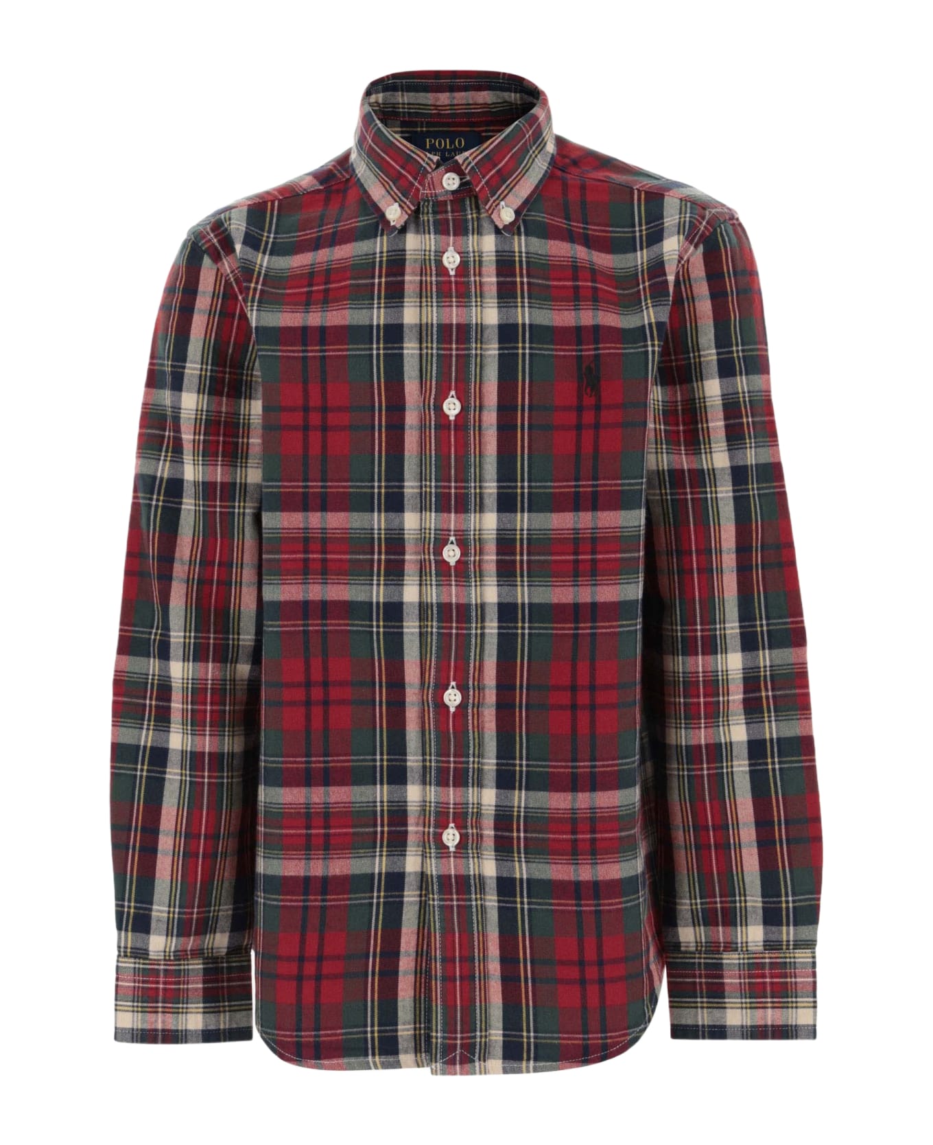 Ralph Lauren Cotton Shirt With Check Pattern
