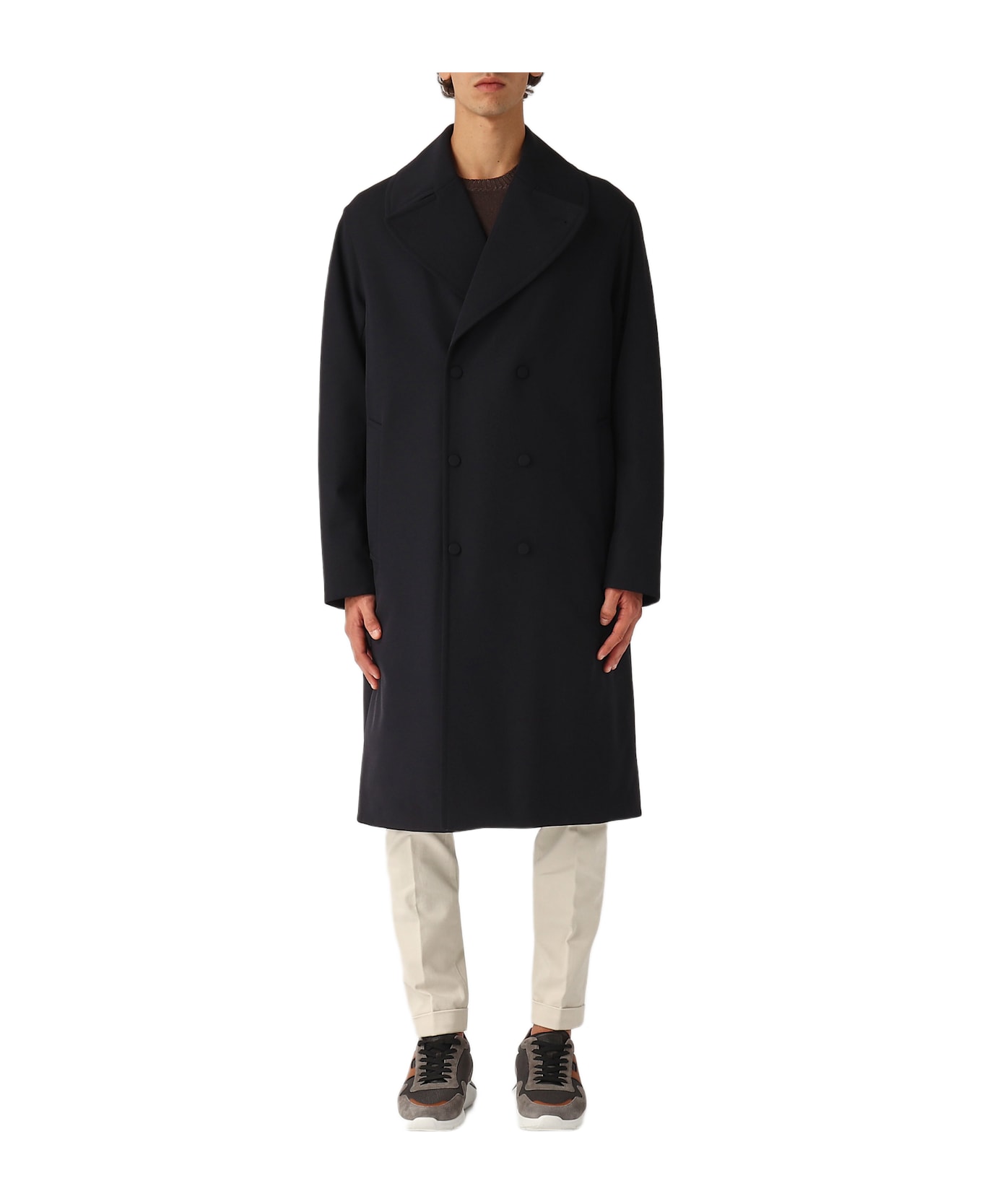Emporio Armani Trench Coat - NAVY