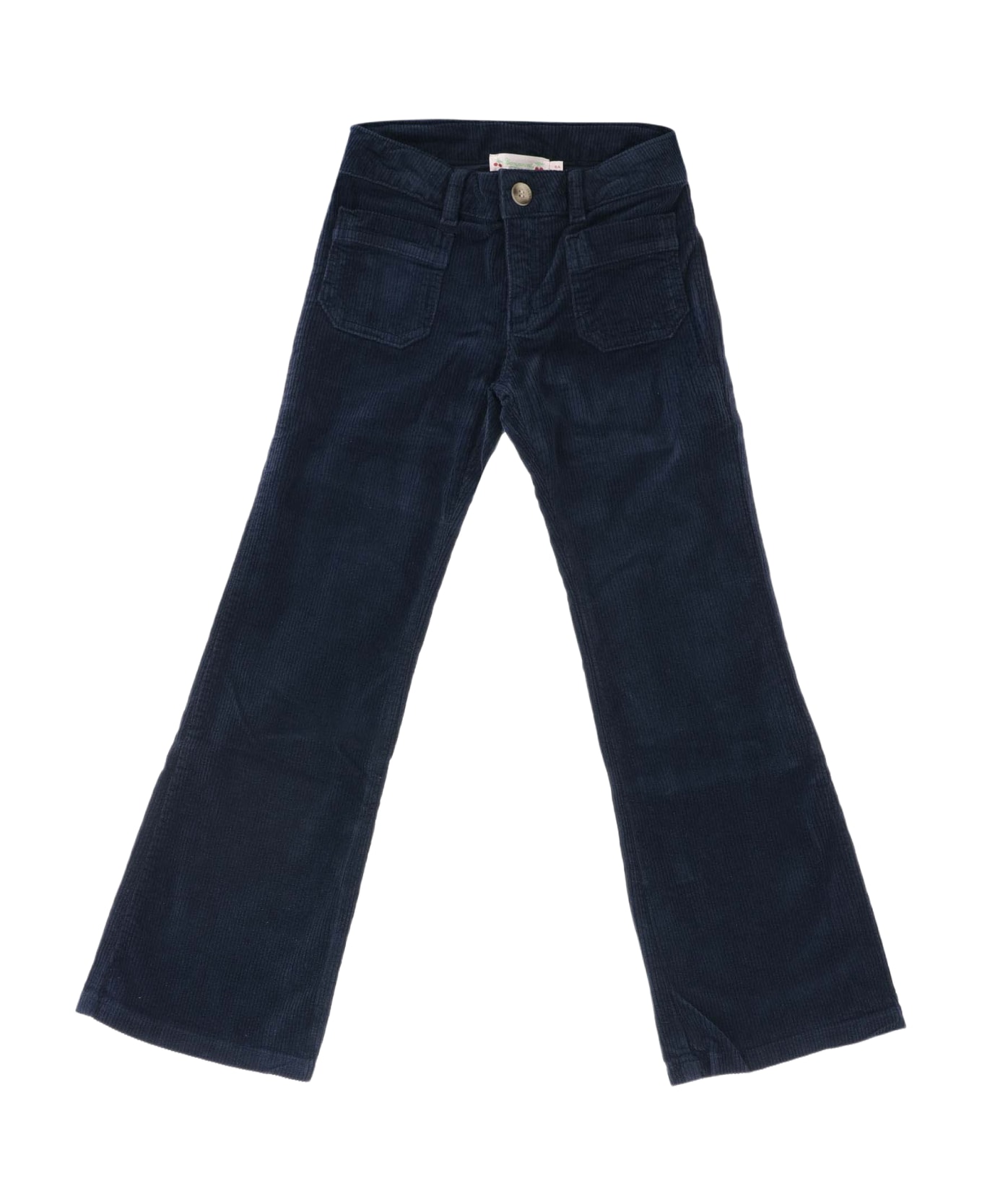 Bonpoint Stretch Cotton Velvet Pants - Blue