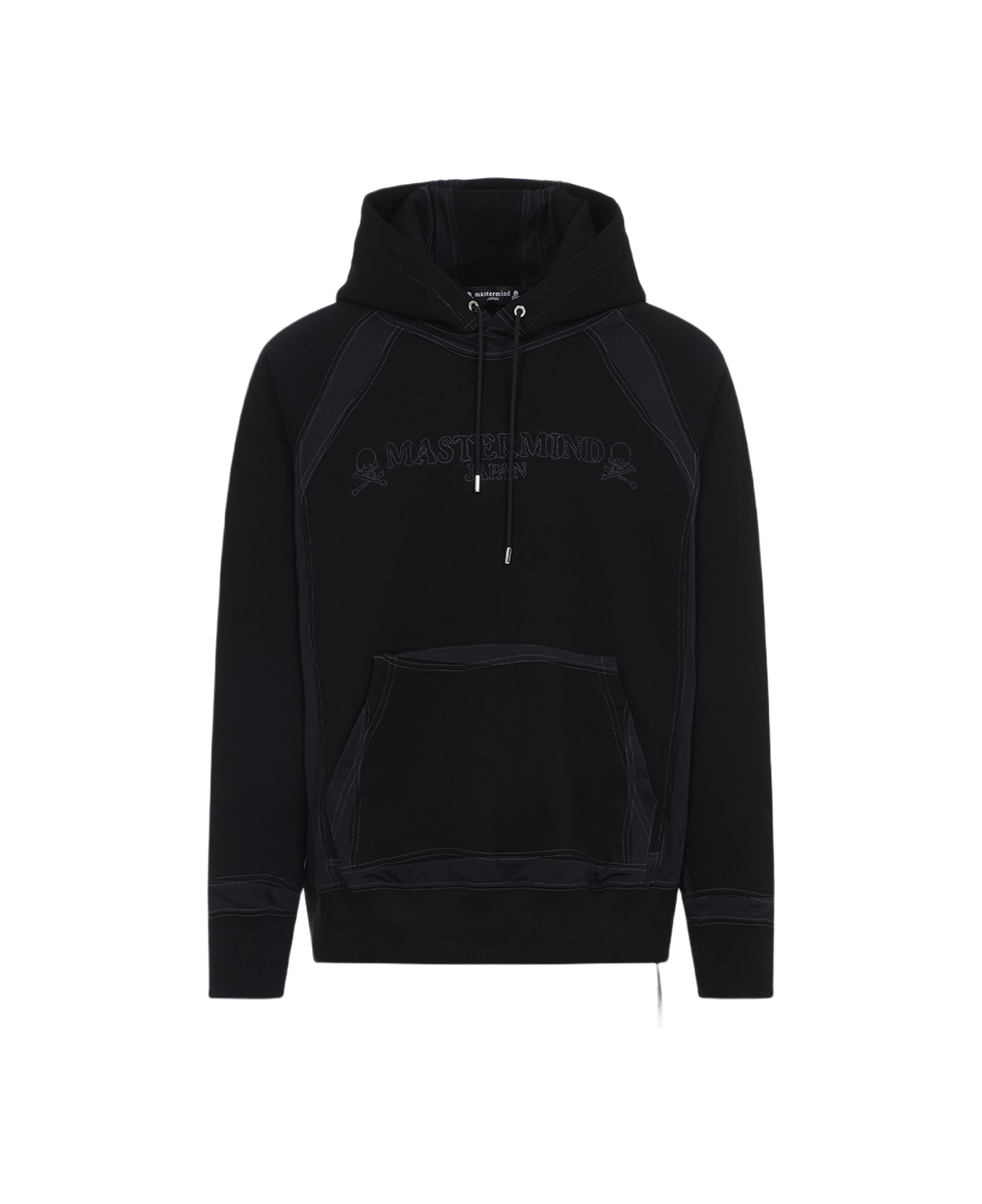 Mastermind Japan Stichwork Hoodie - Black