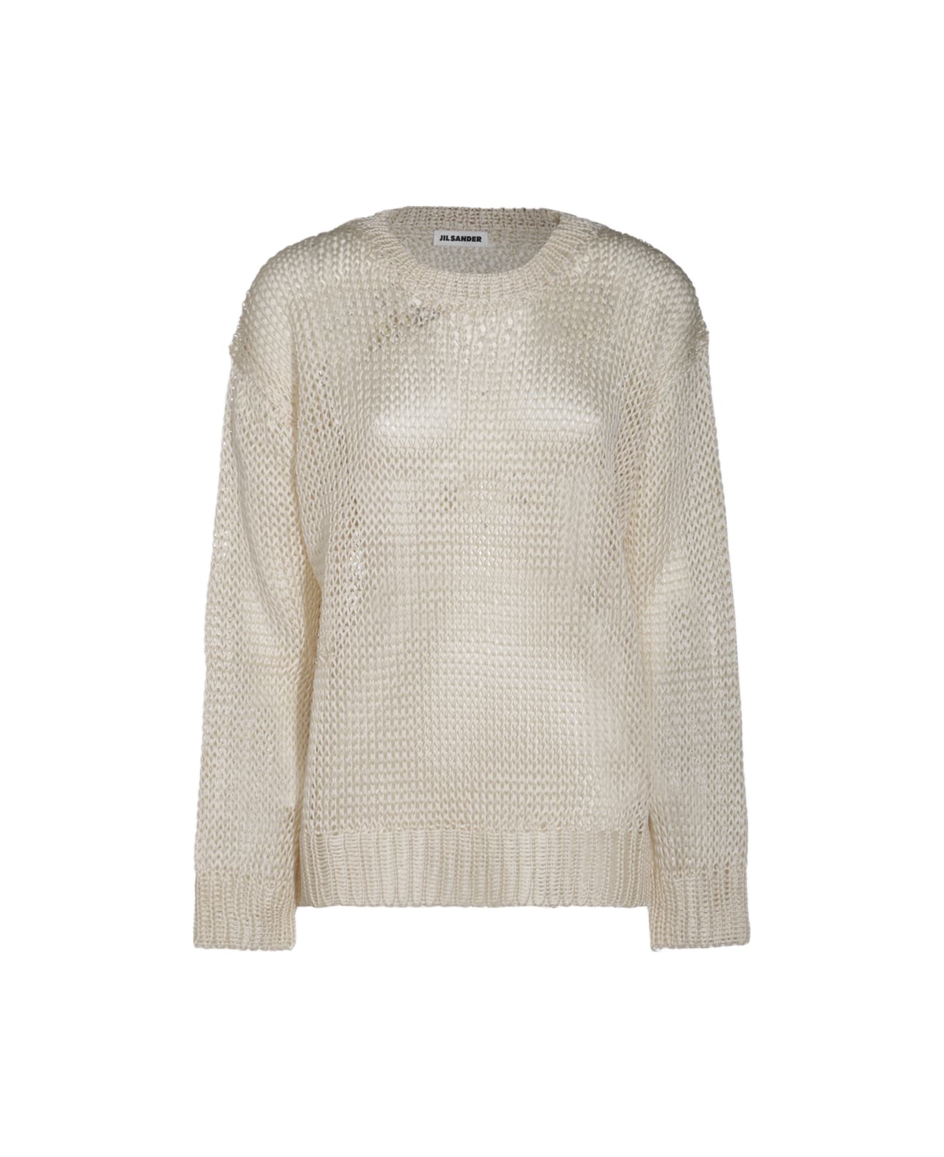 Jil Sander Beige Silk Knitwear
