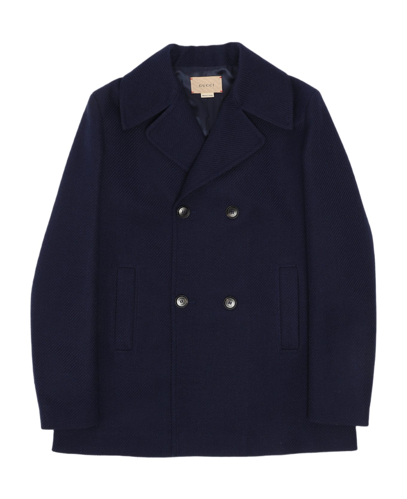 ジャケット GUCCI WOOL CABAN JACKET Gucci Coat Felt Wool Peacoat Caban Blazer Parka Jacket