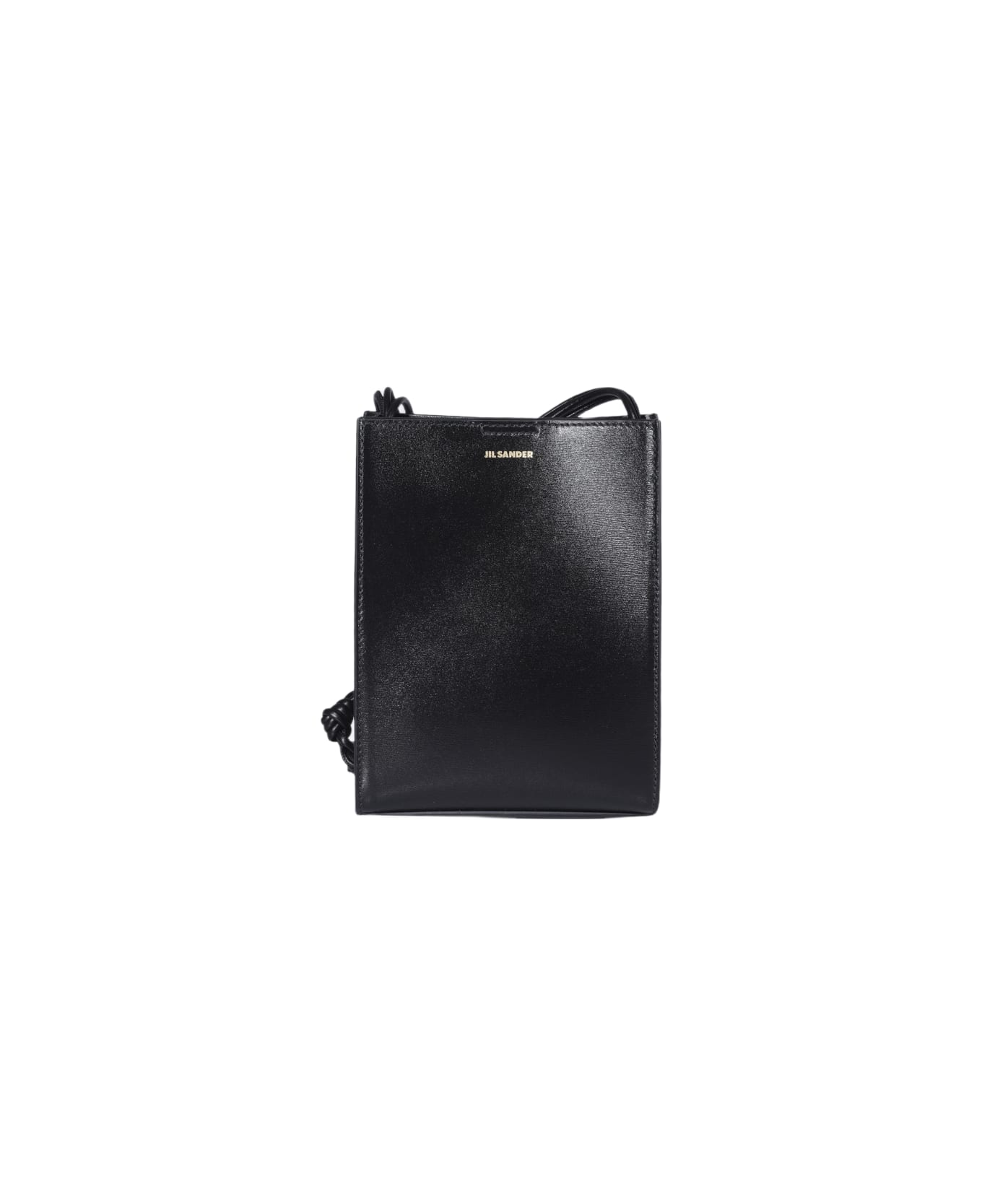 Jil Sander Black Leather Tangle Shoulder Bag - Black